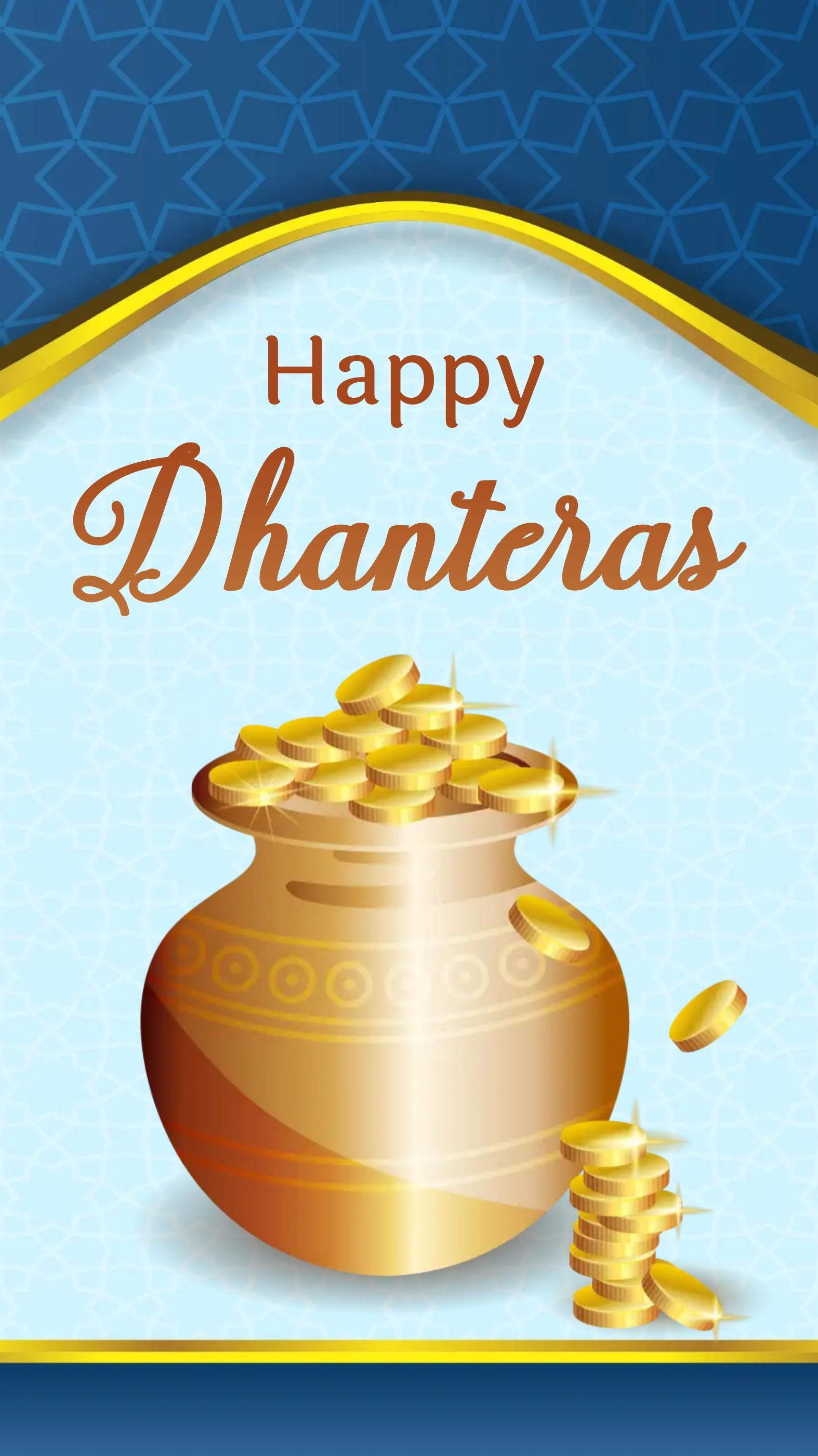 Happy Dhanteras Wallpaper 2022 HD Download - ShayariMaza