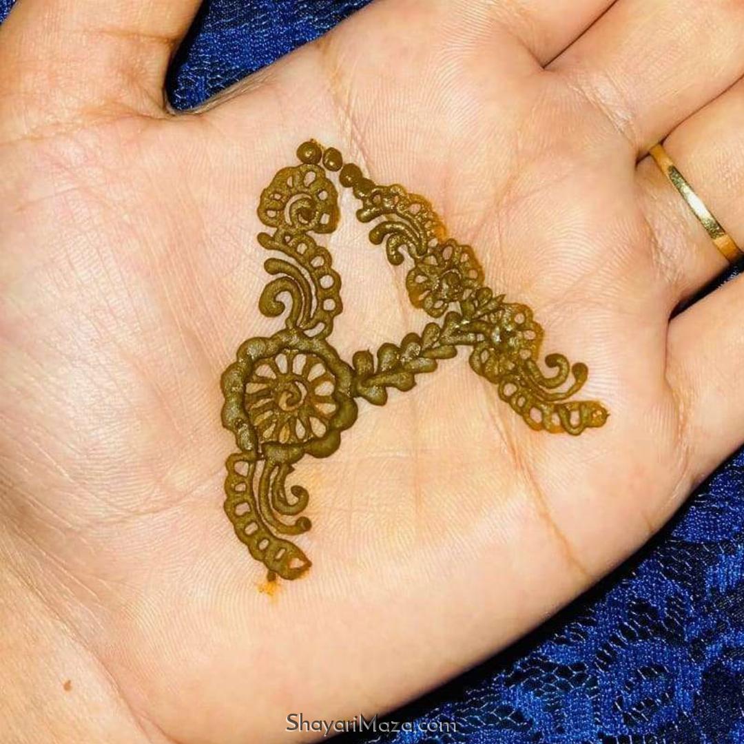 A Name Mehndi DP