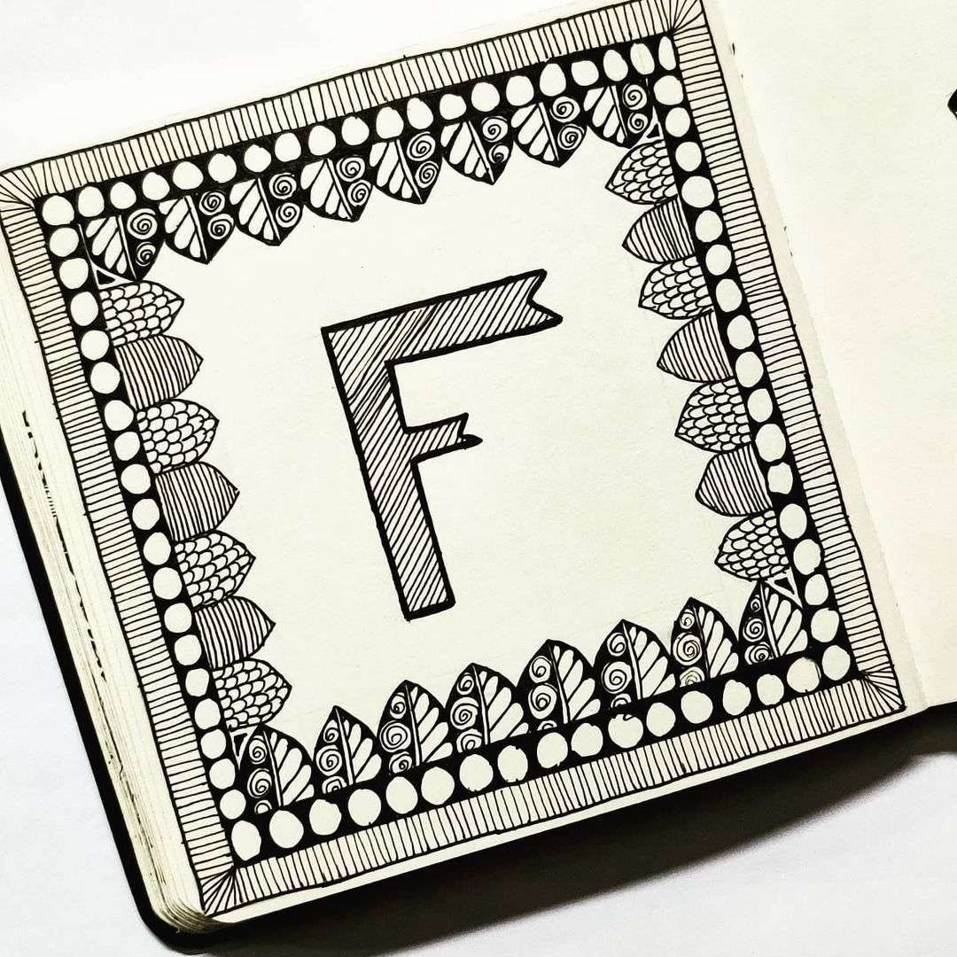 F Alphabet Design Dp Shayarimaza