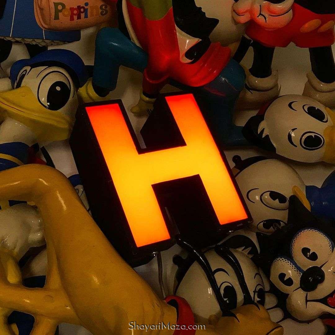 Stylish H Alphabet Dp