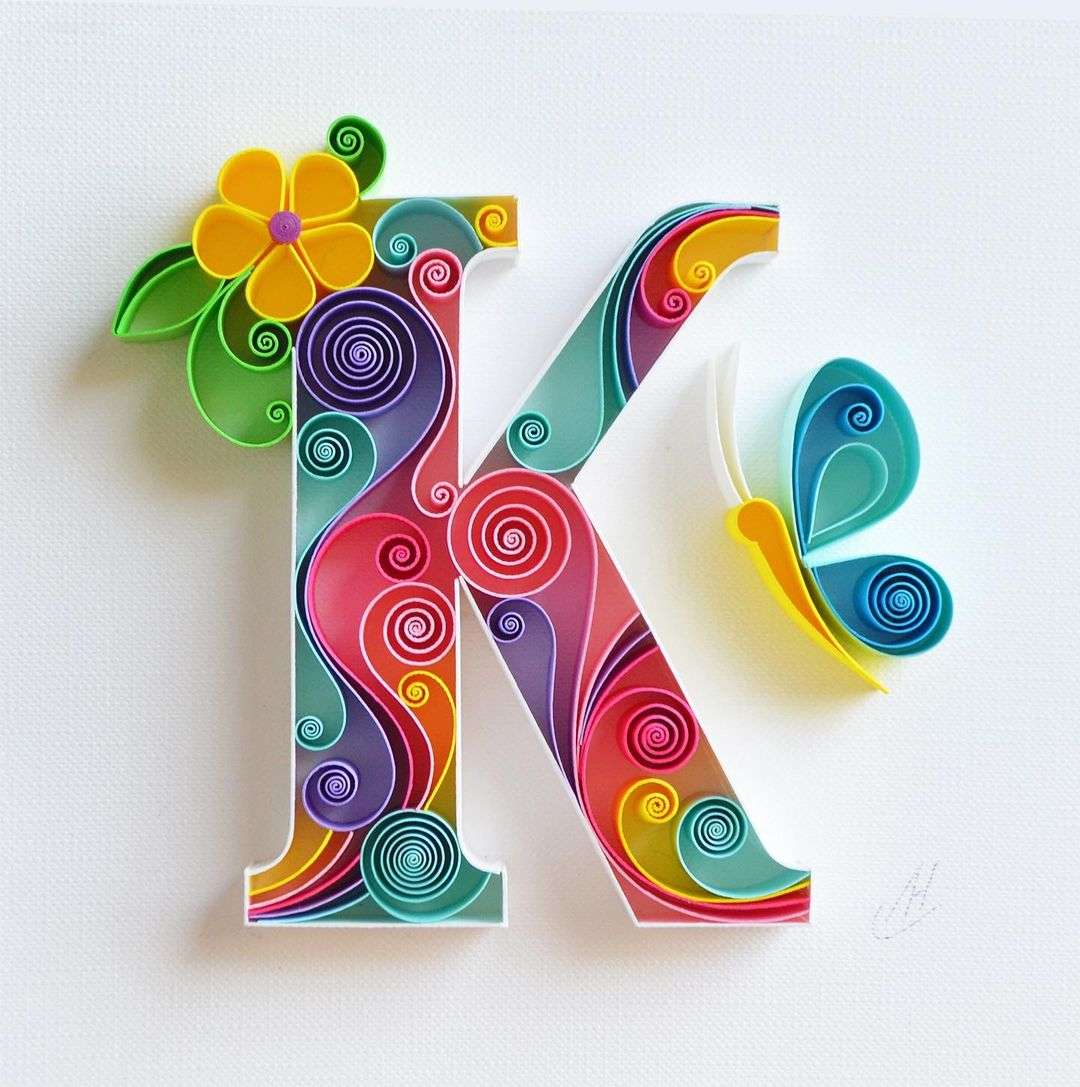 Beautiful K Letter DP Image