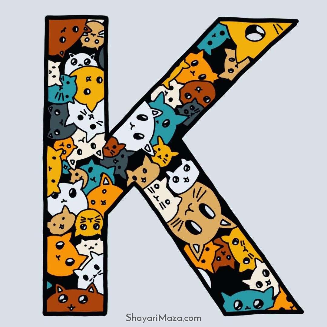 K Alphabet Whatsapp Dp