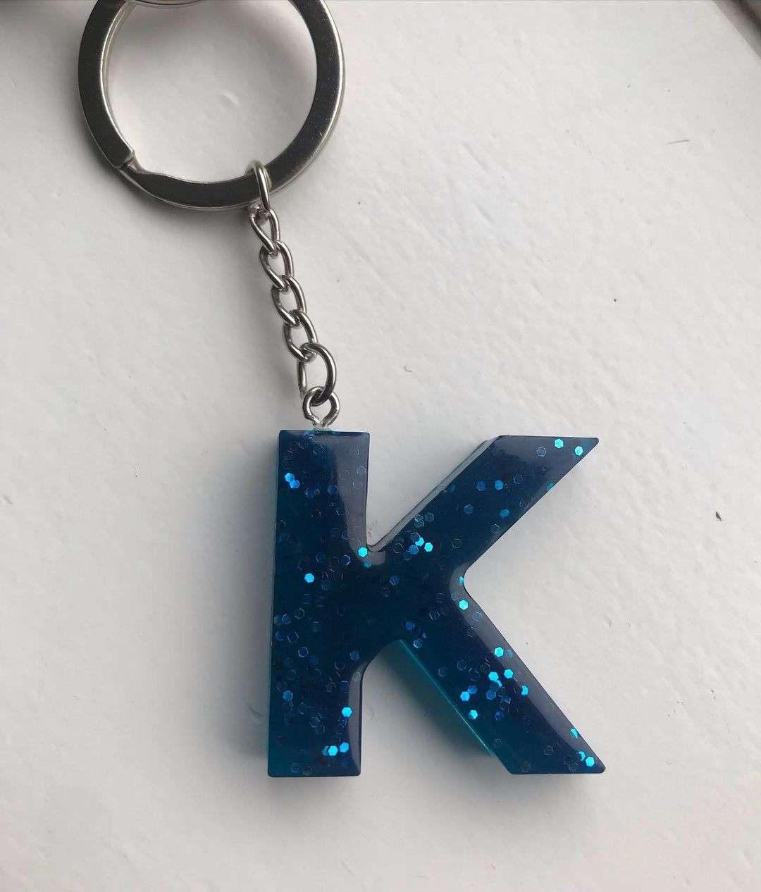 K Letter Keychain DP