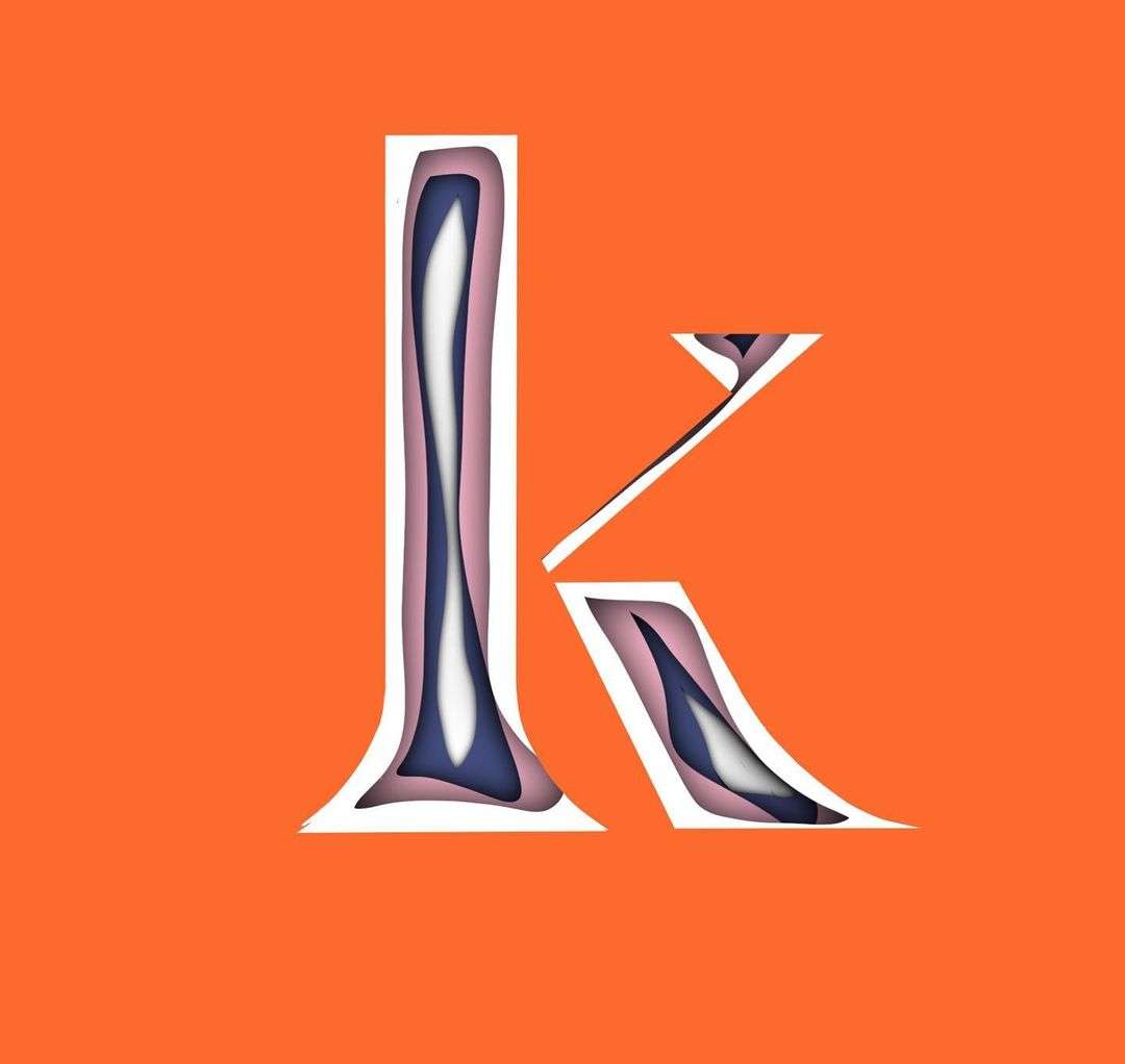 Small k letter DP Image