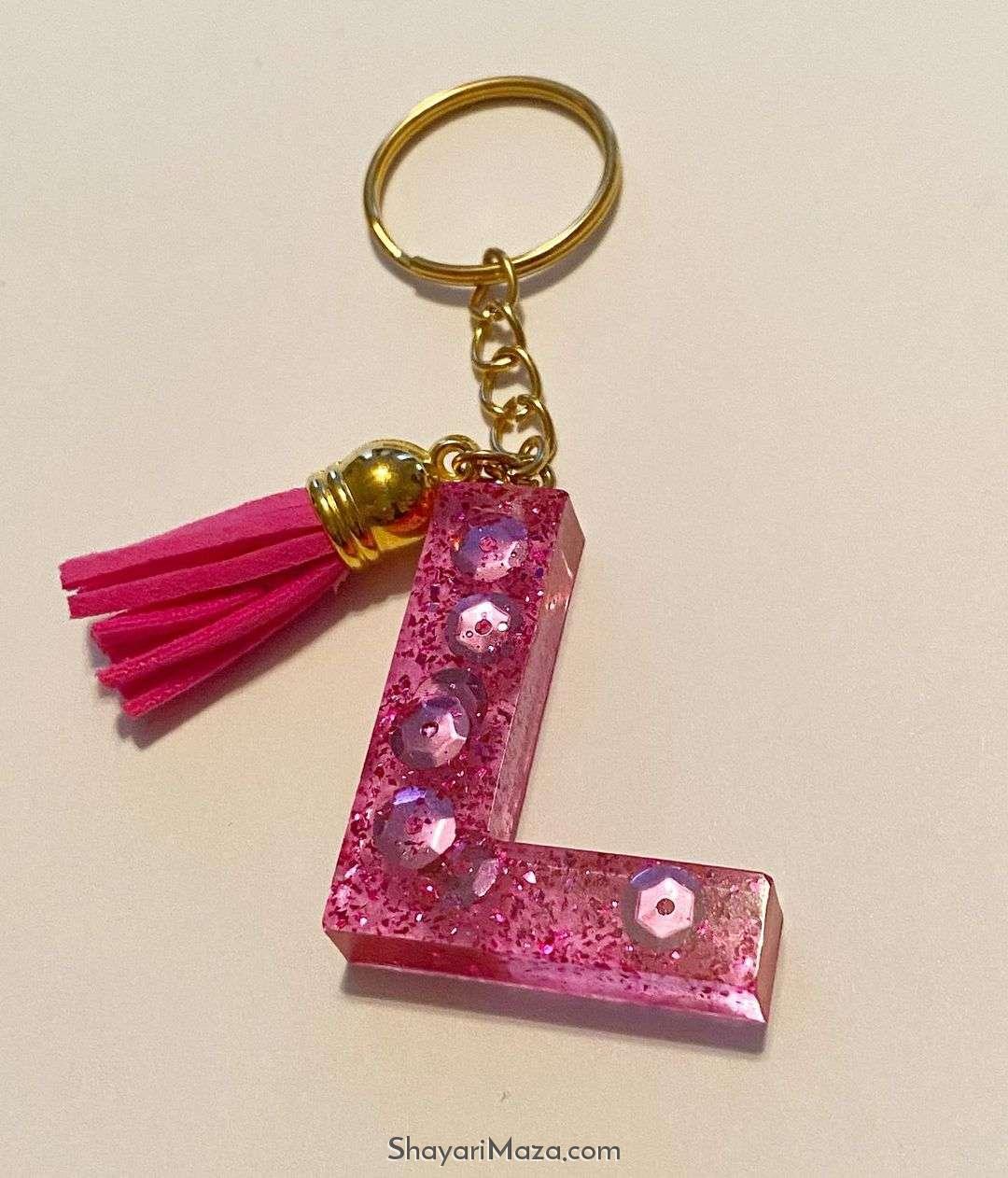 L Letter Keychain DP Image Download