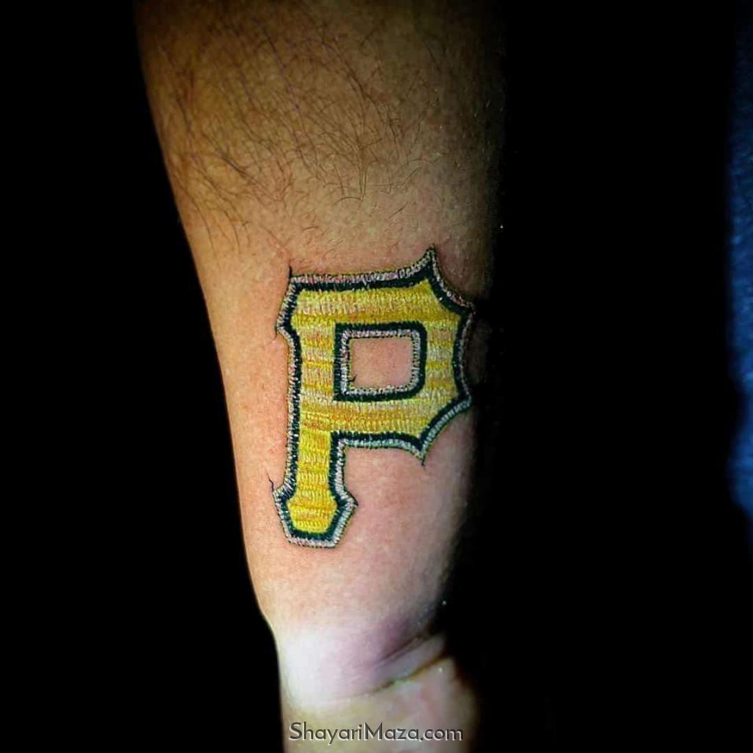 P Letter Tattoo DP Download