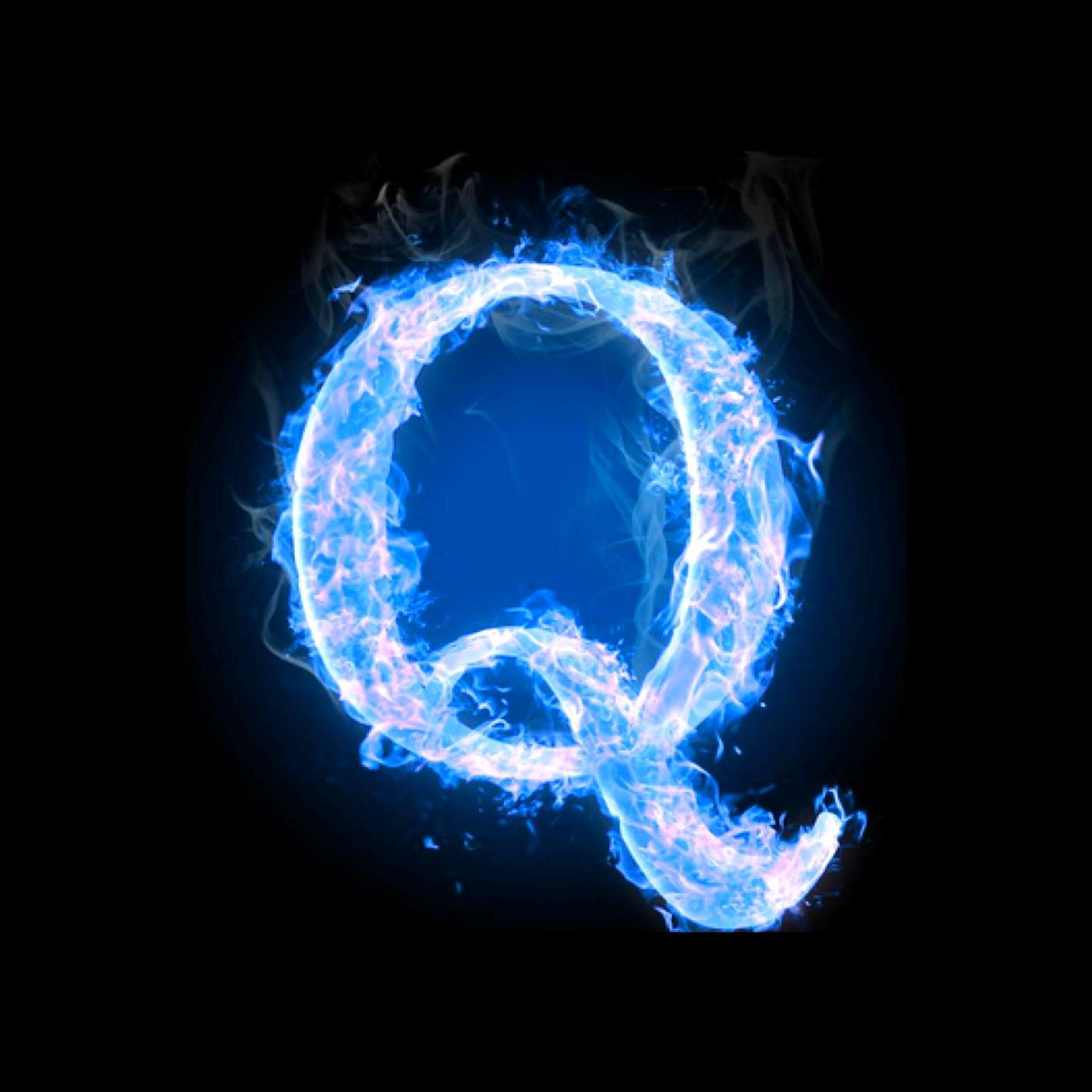 Q Name Blue Fire DP Image Download