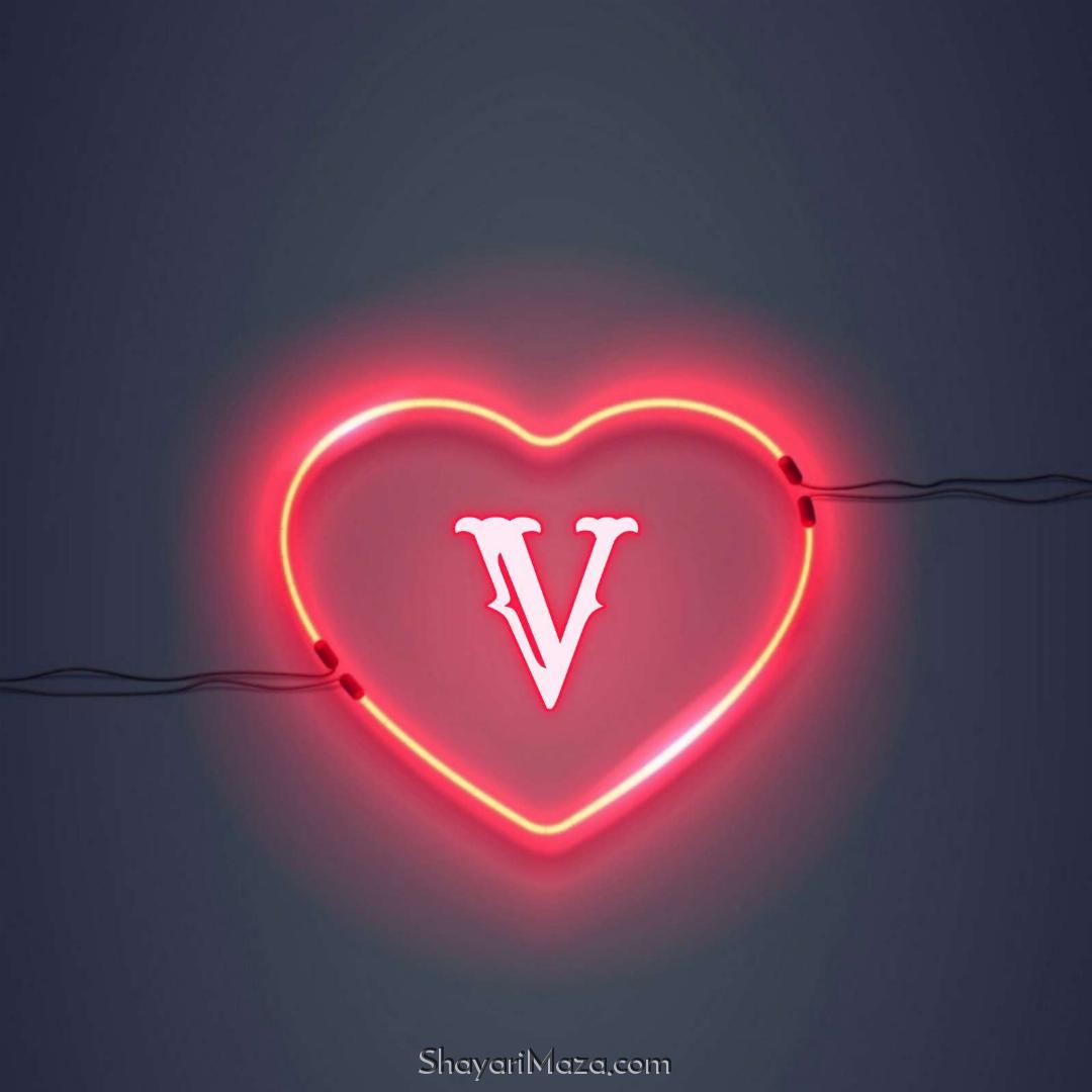 V Name Love DP Image Download