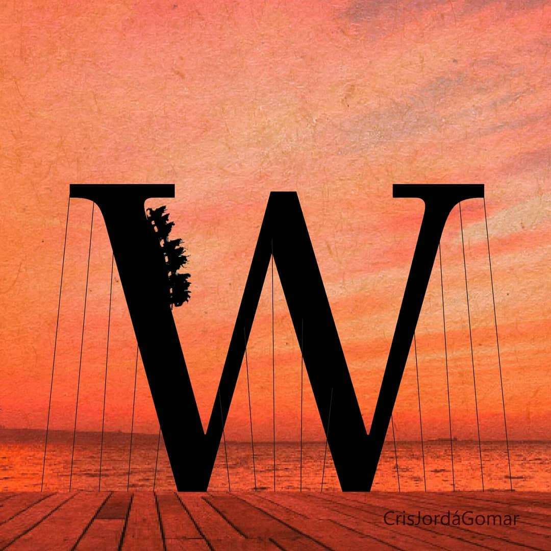 W Name Letter DP Download