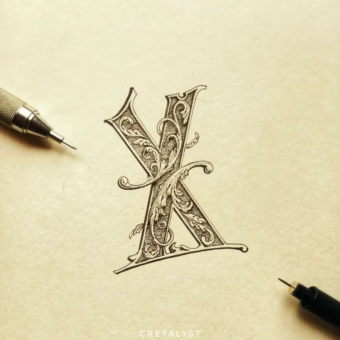 X Alphabet Design DP Image Download