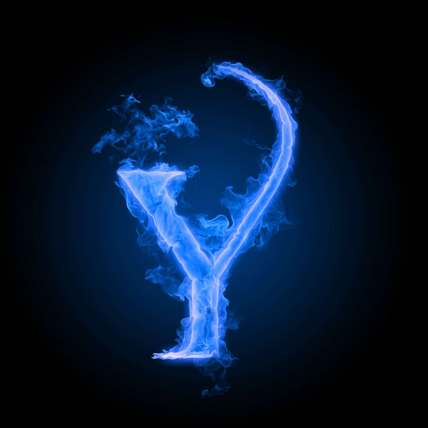 Y Name Blue Fire DP Image Download