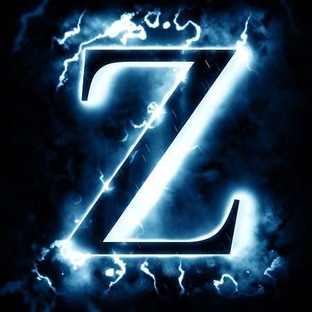 Sparkling Z Letter DP Image Download