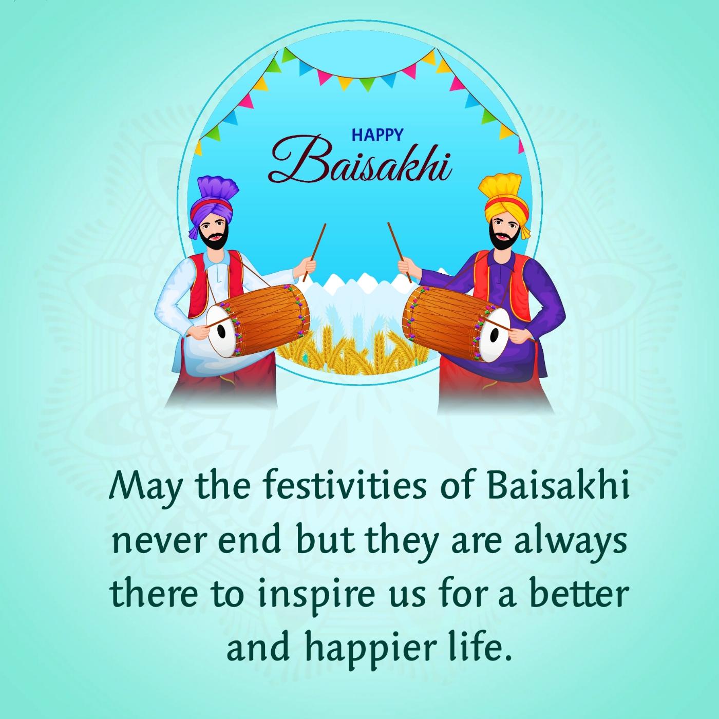 May the festivities of Baisakhi never end