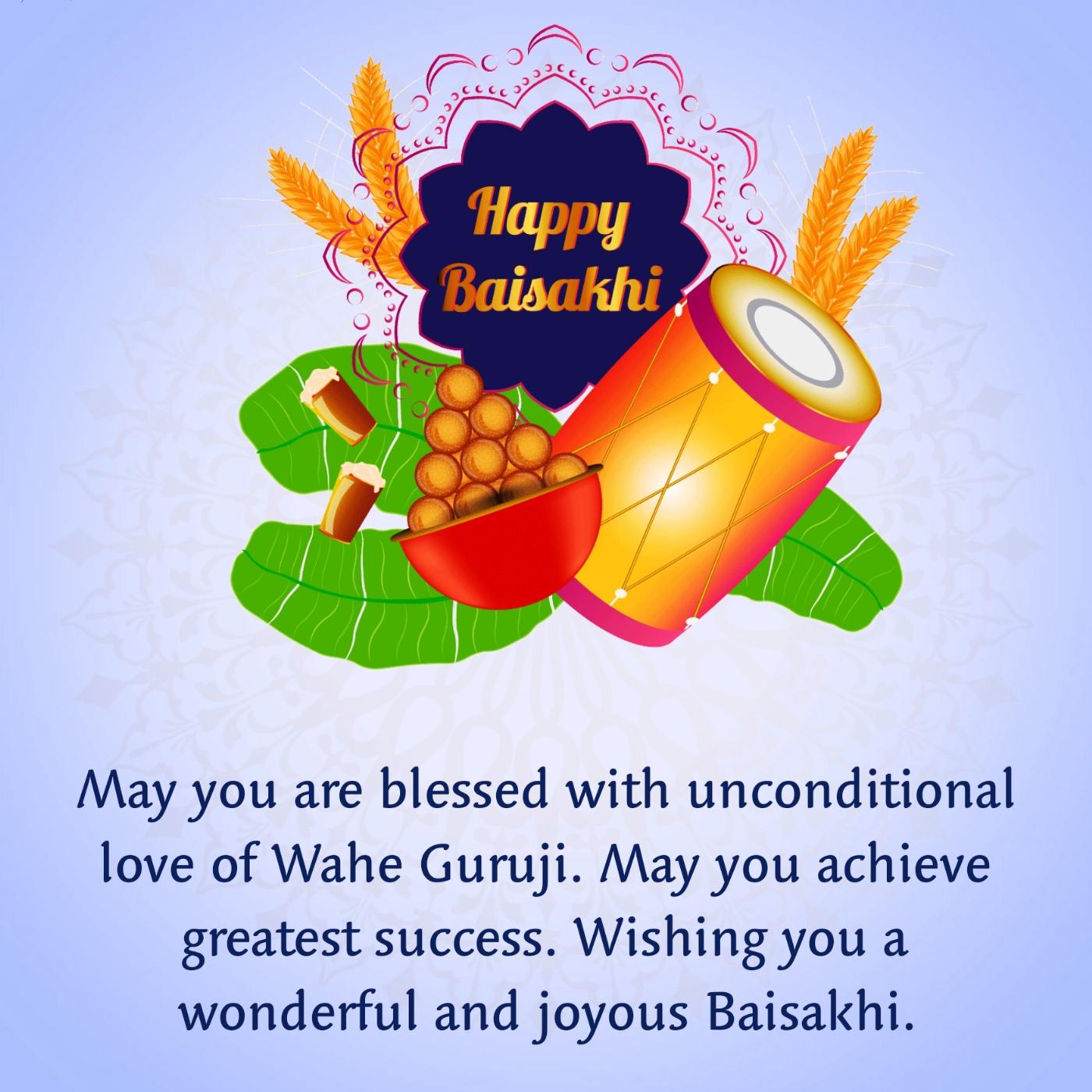 May you are blessed with unconditional love of Wahe Guruji