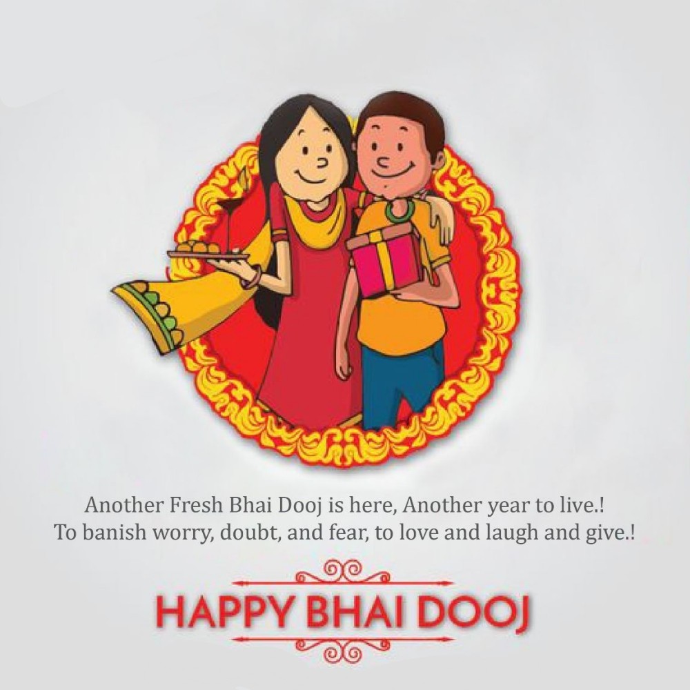 Happy Bhai Dooj Wishes In English Images