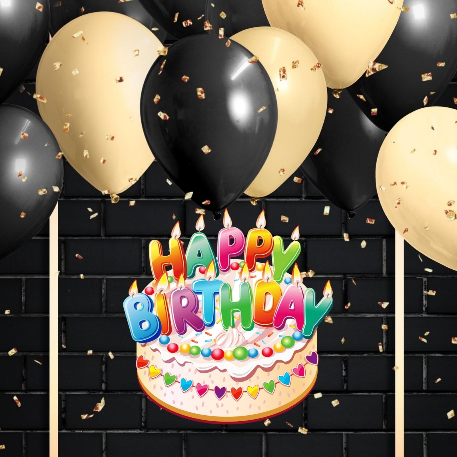Free For Guy Happy Birthday Wallpaper with Balloons  birthdayimgcom