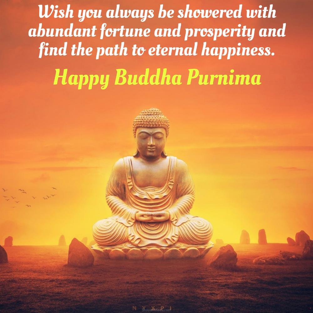 Wish you always be showered with abundant fortune and prosperity
