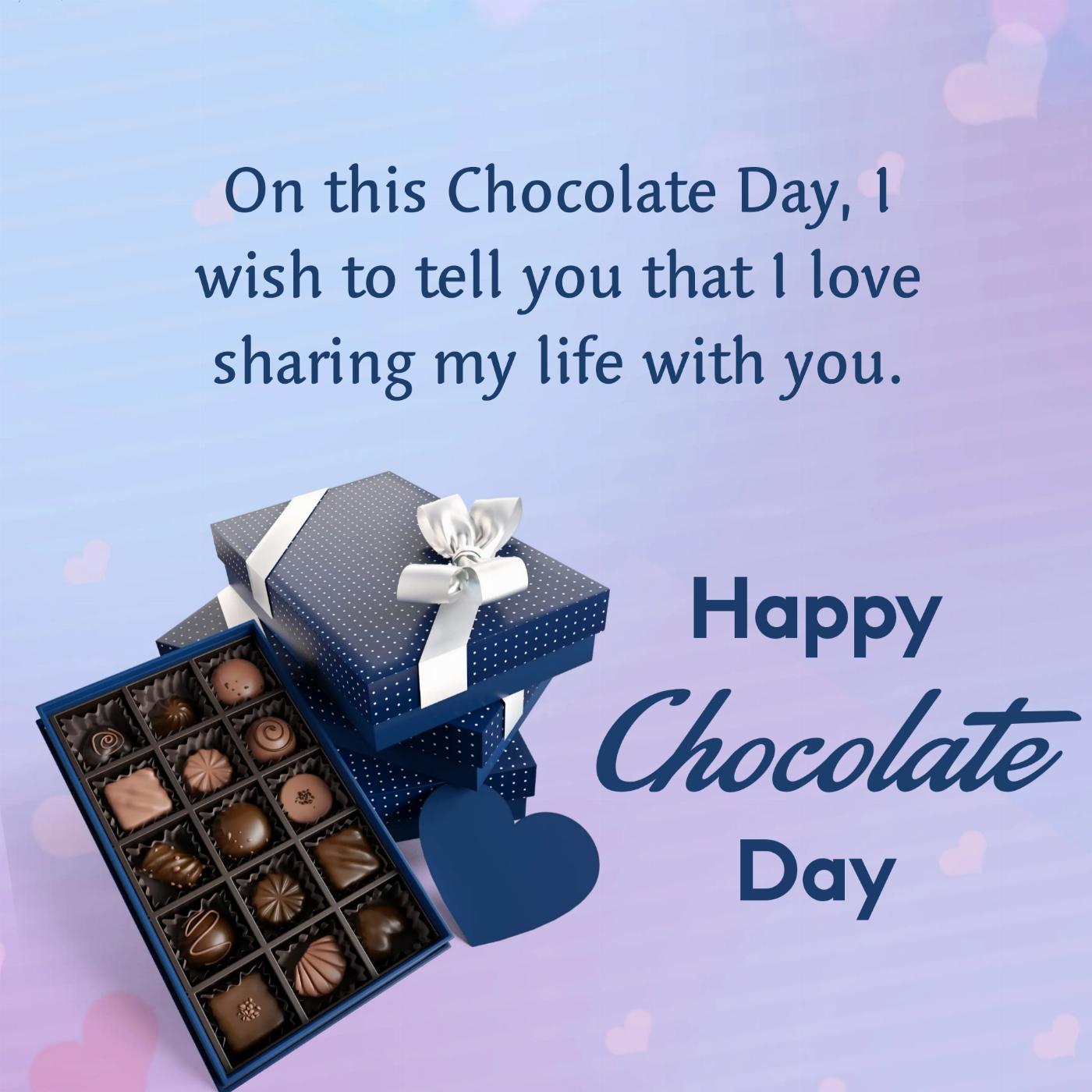 On this Chocolate Day I wish to tell you
