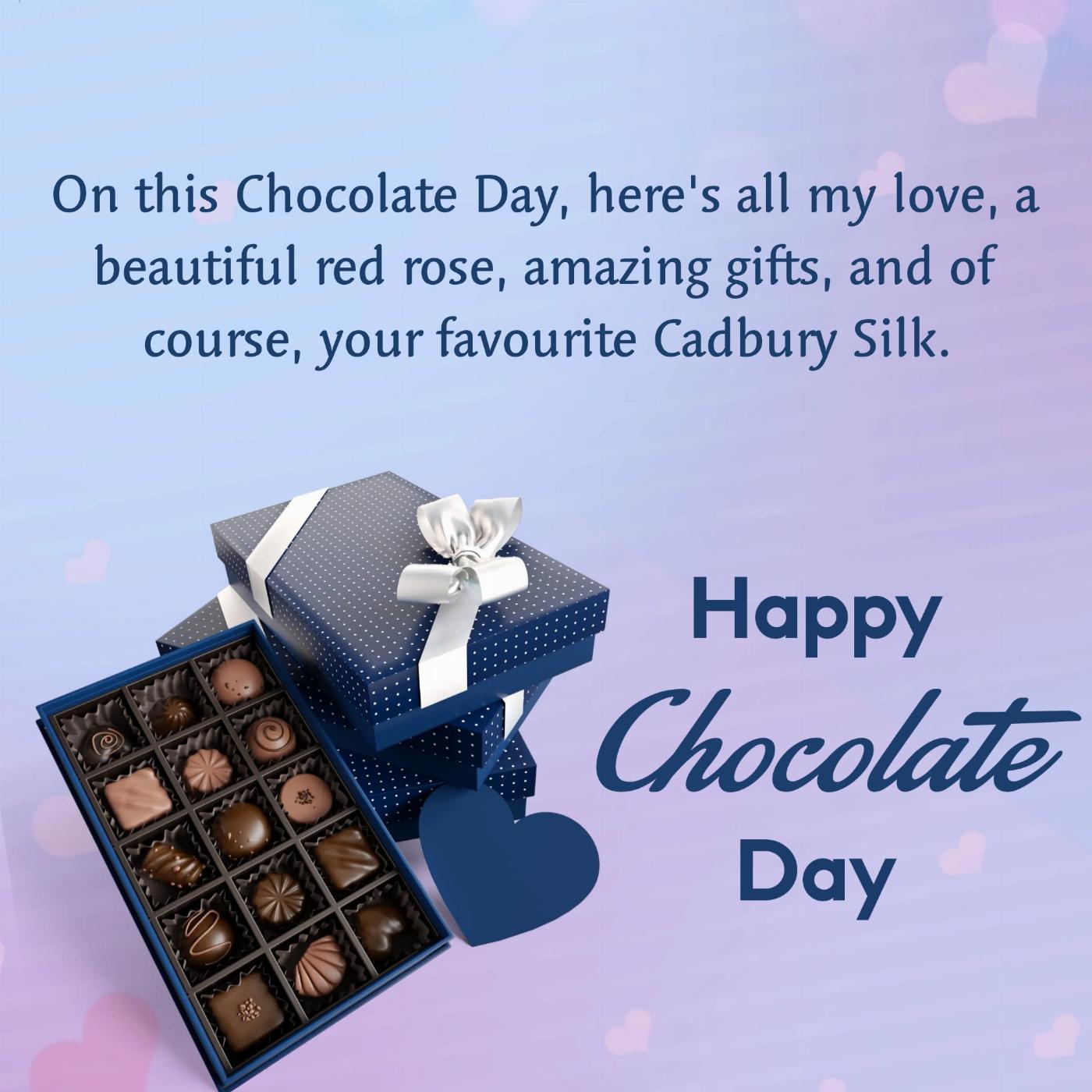 On this Chocolate Day here's all my love