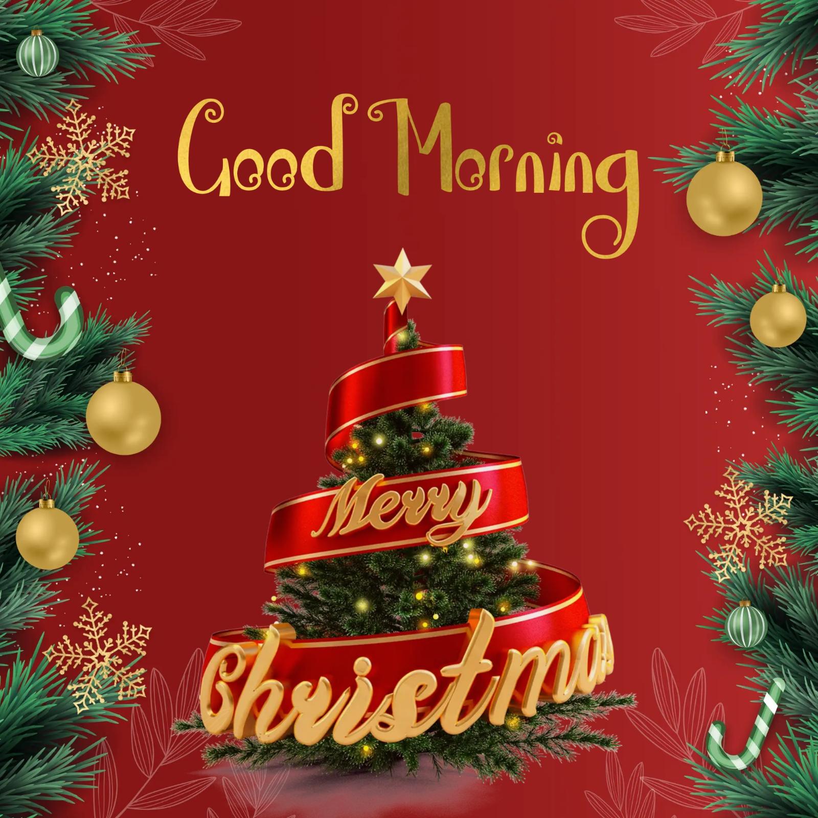 Merry Christmas Good Morning Images
