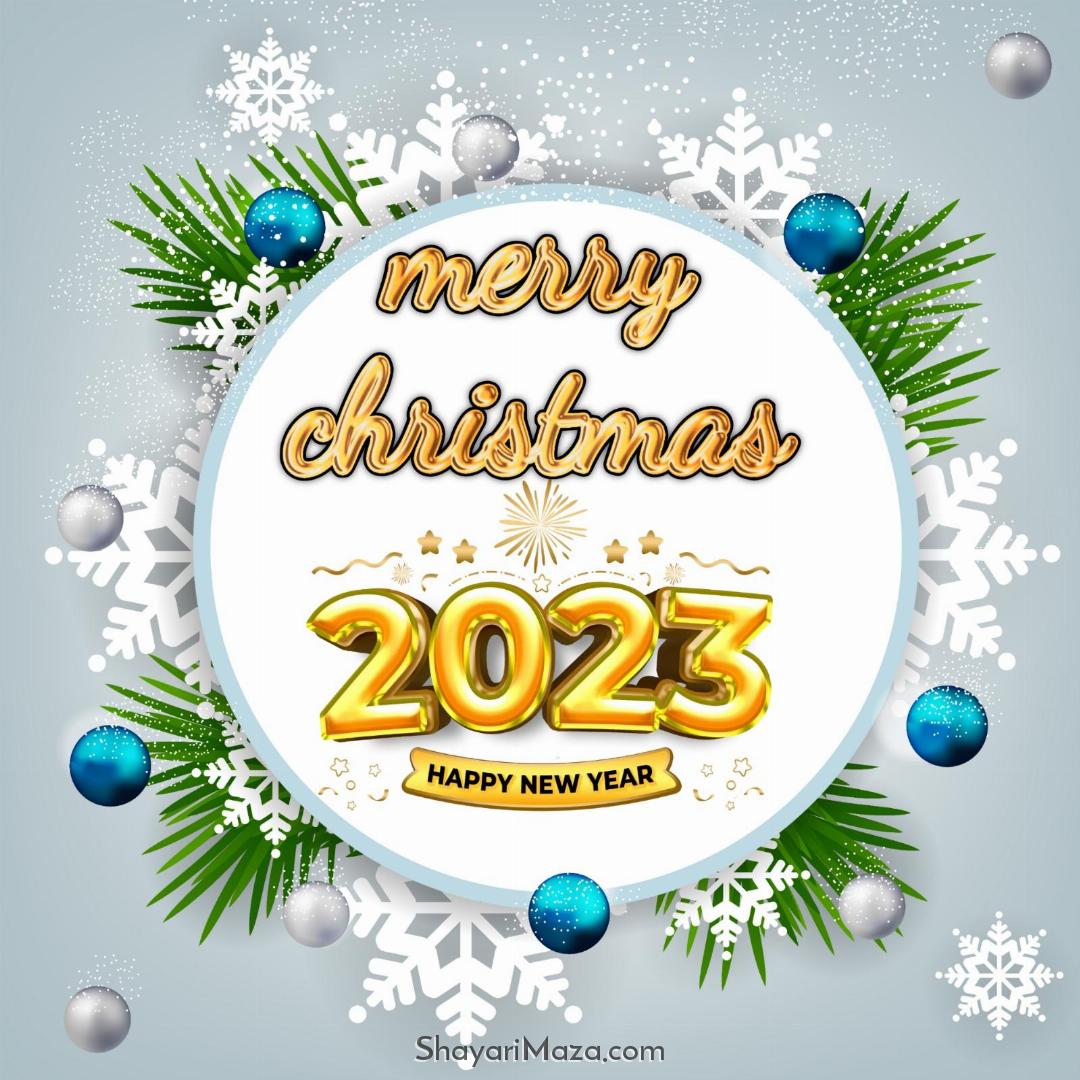 Merry Christmas Happy New Year 2023 Images