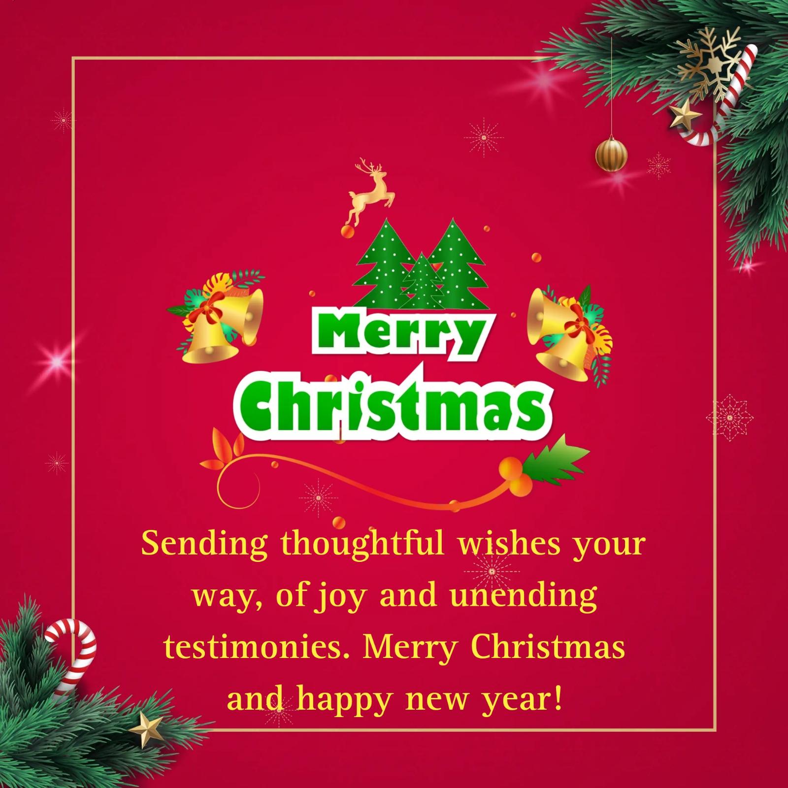 Sending thoughtful wishes your way of joy