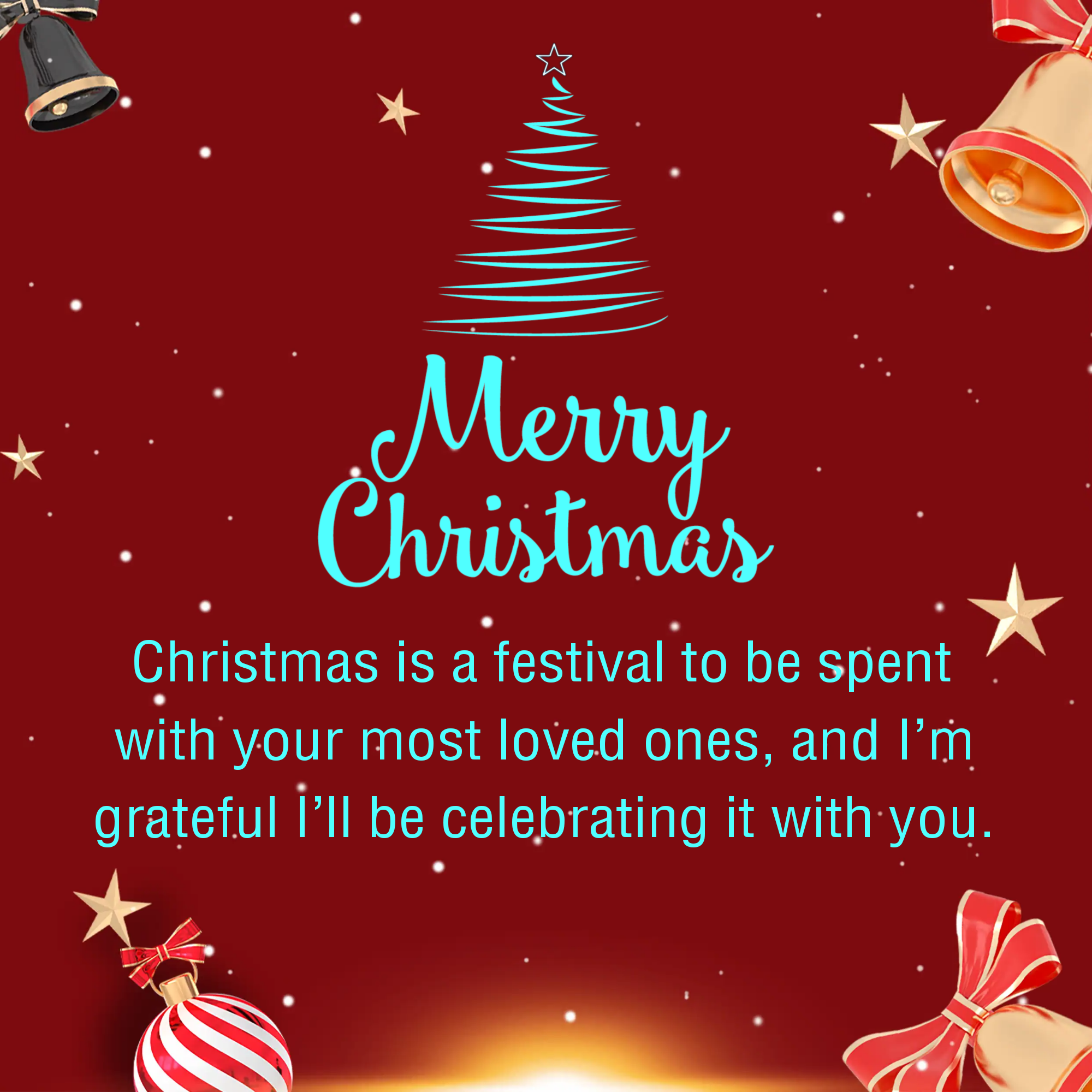 Christmas is a festival to be spent with your most loved ones