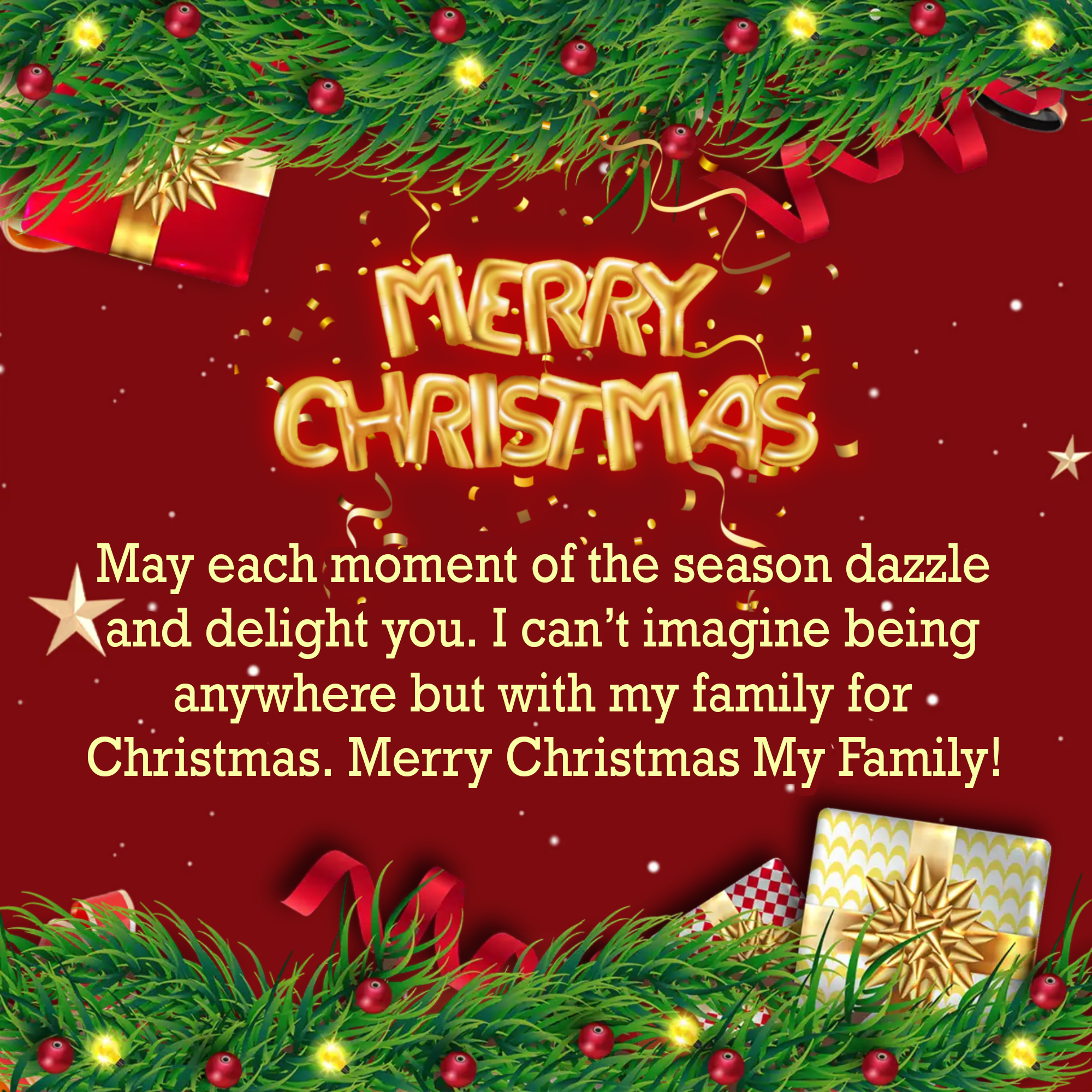 May each moment of the season dazzle and delight you