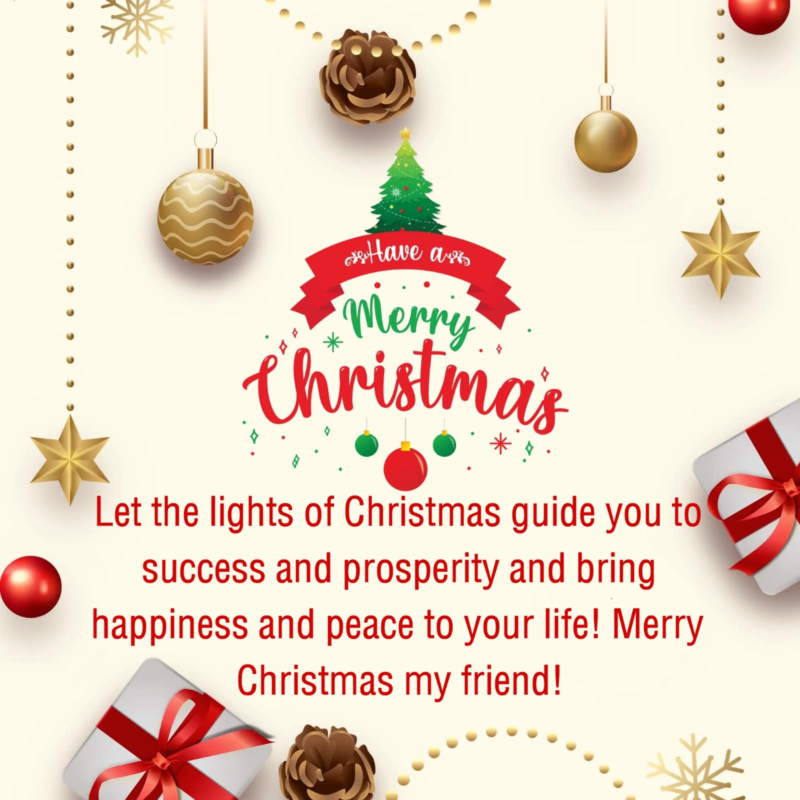 Let the lights of Christmas guide you to success
