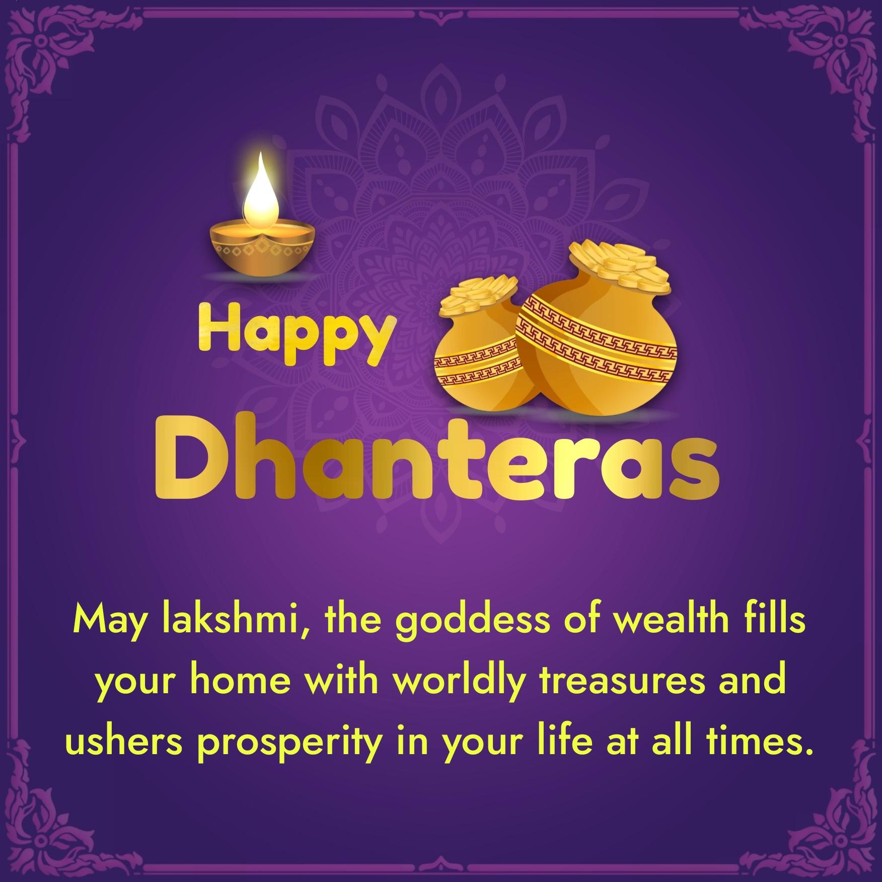 May lakshmi the goddess of wealth fills your home
