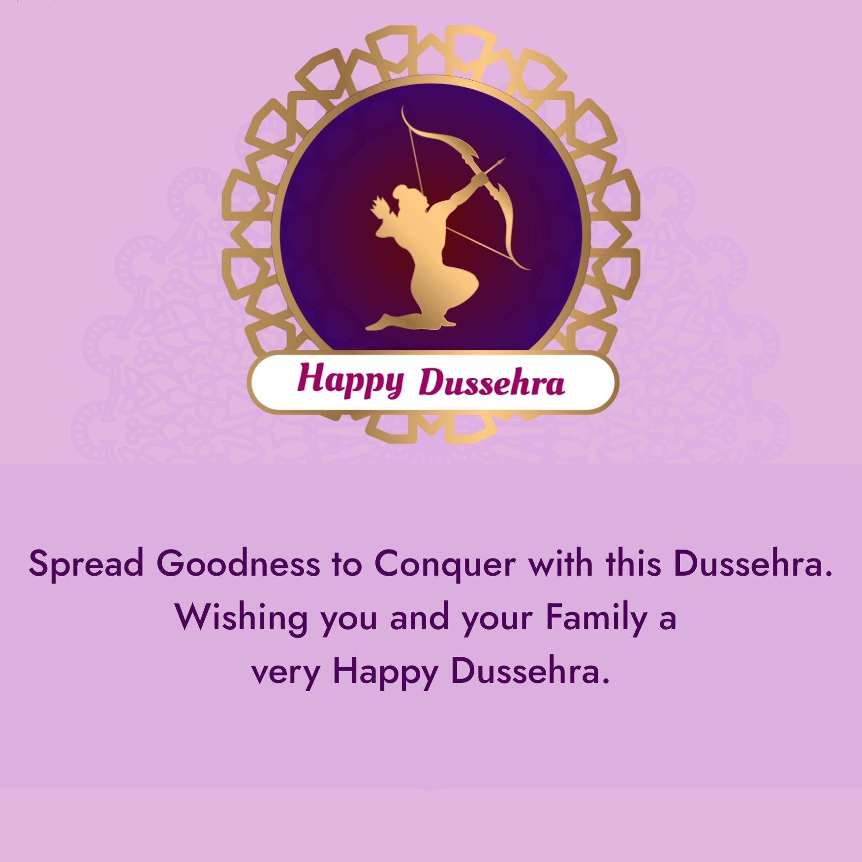 Spread Goodness to Conquer with this Dussehra