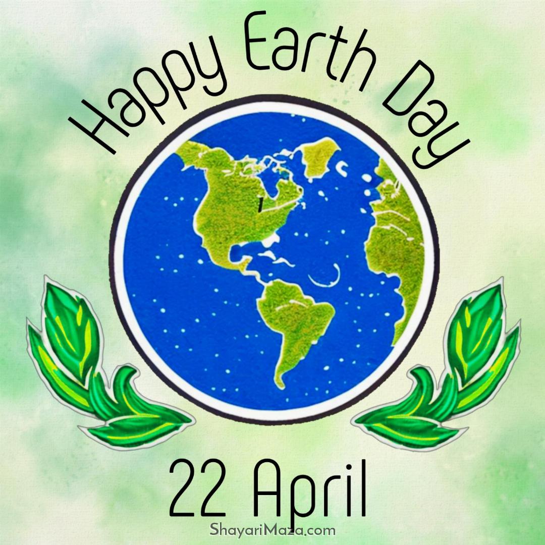 Happy Earth Day Simple Drawing Images