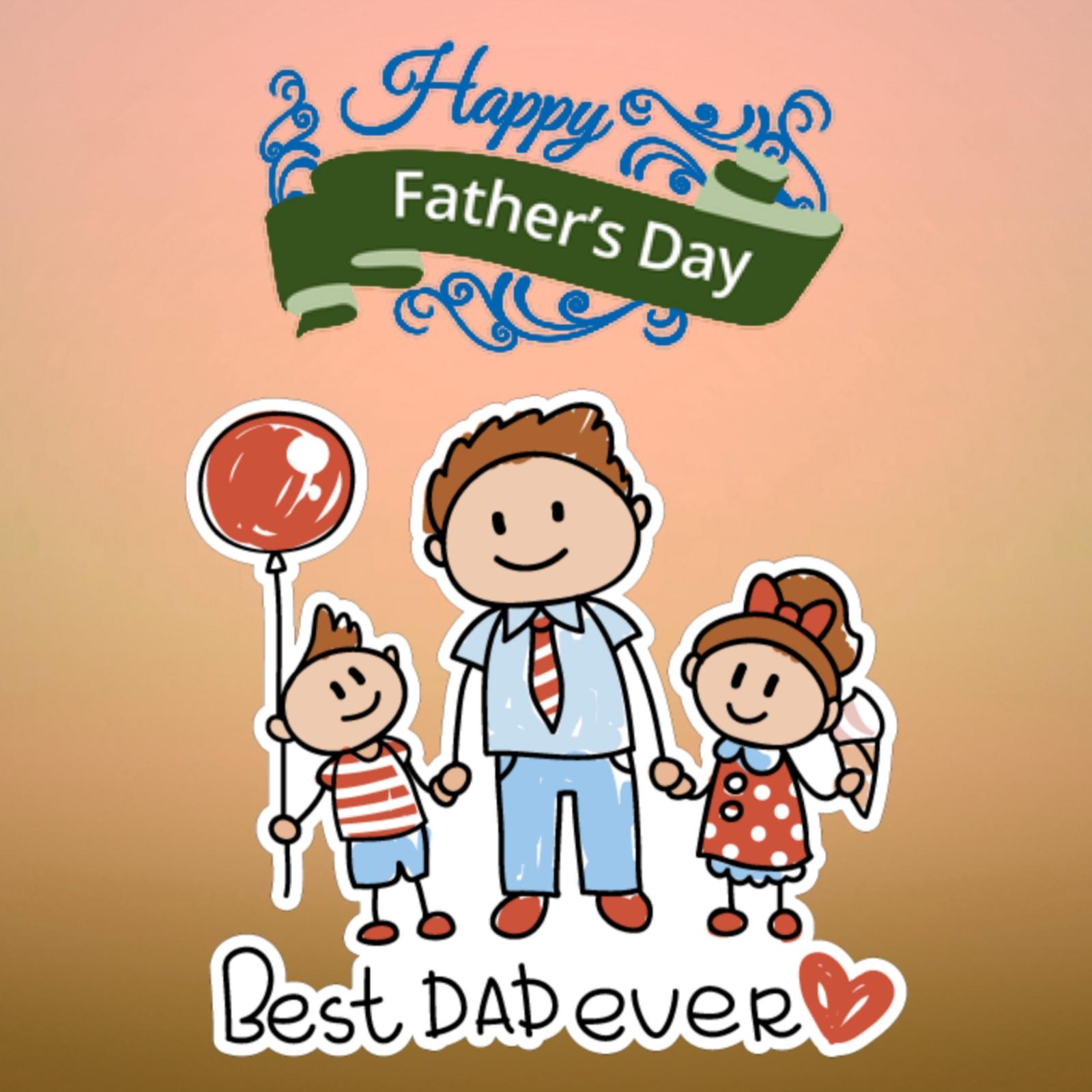 Happy Father's Day Best Dad Ever Image