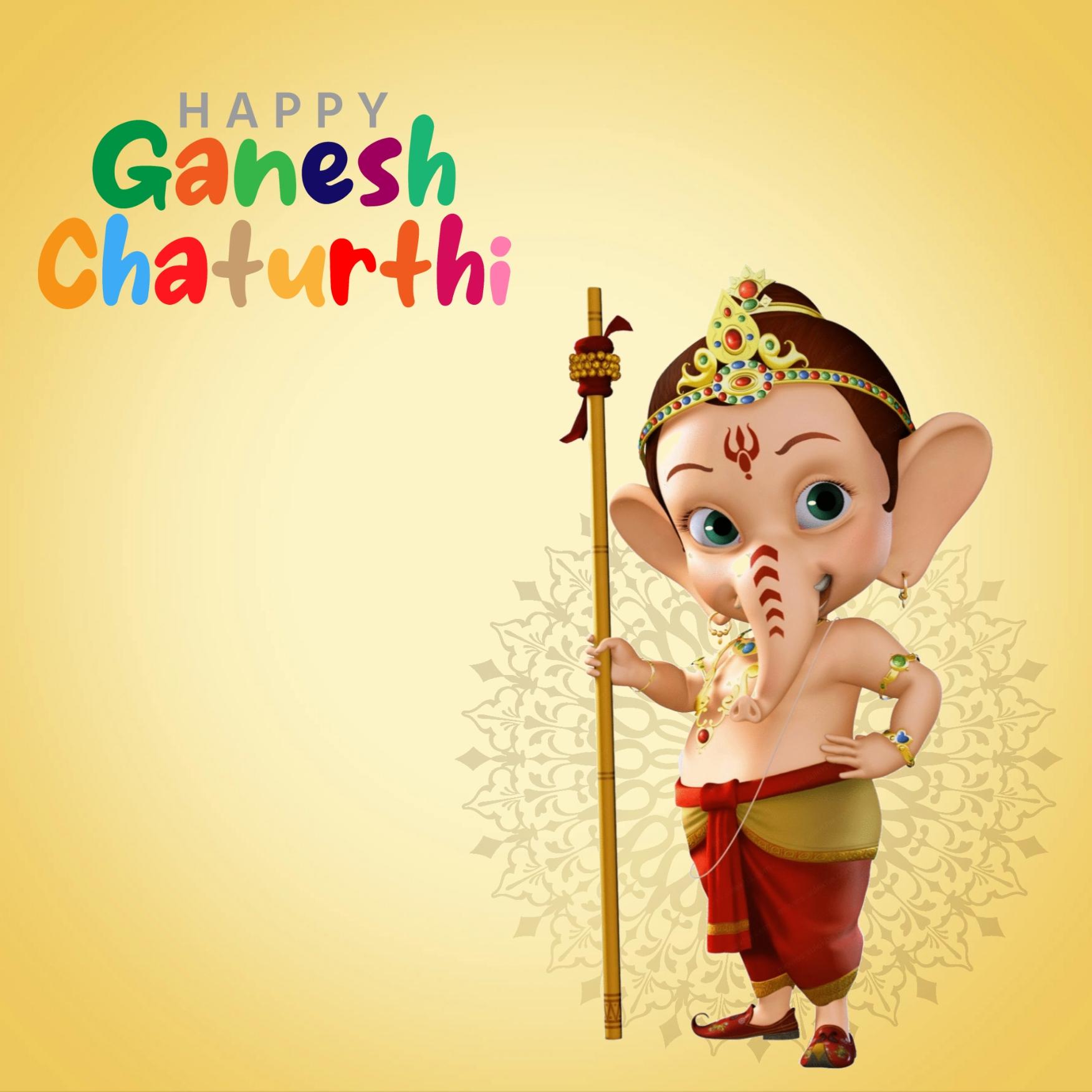 Cute Happy Ganesh Chaturthi Images - ShayariMaza
