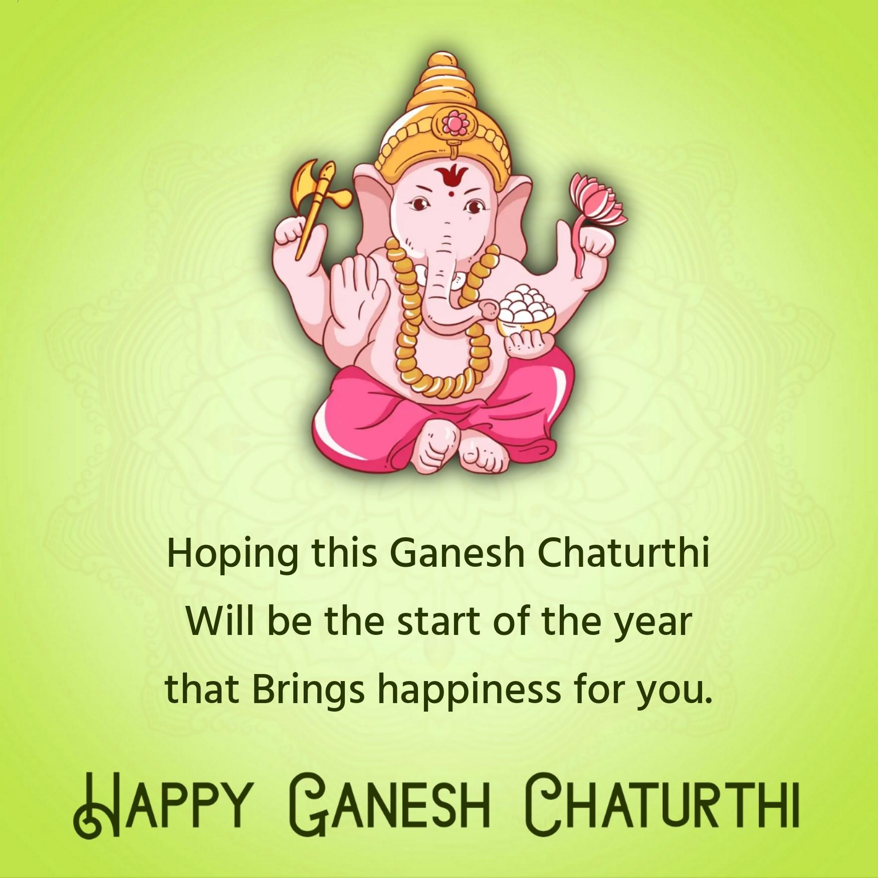 Hoping this Ganesh Chaturthi Will be the start of the year