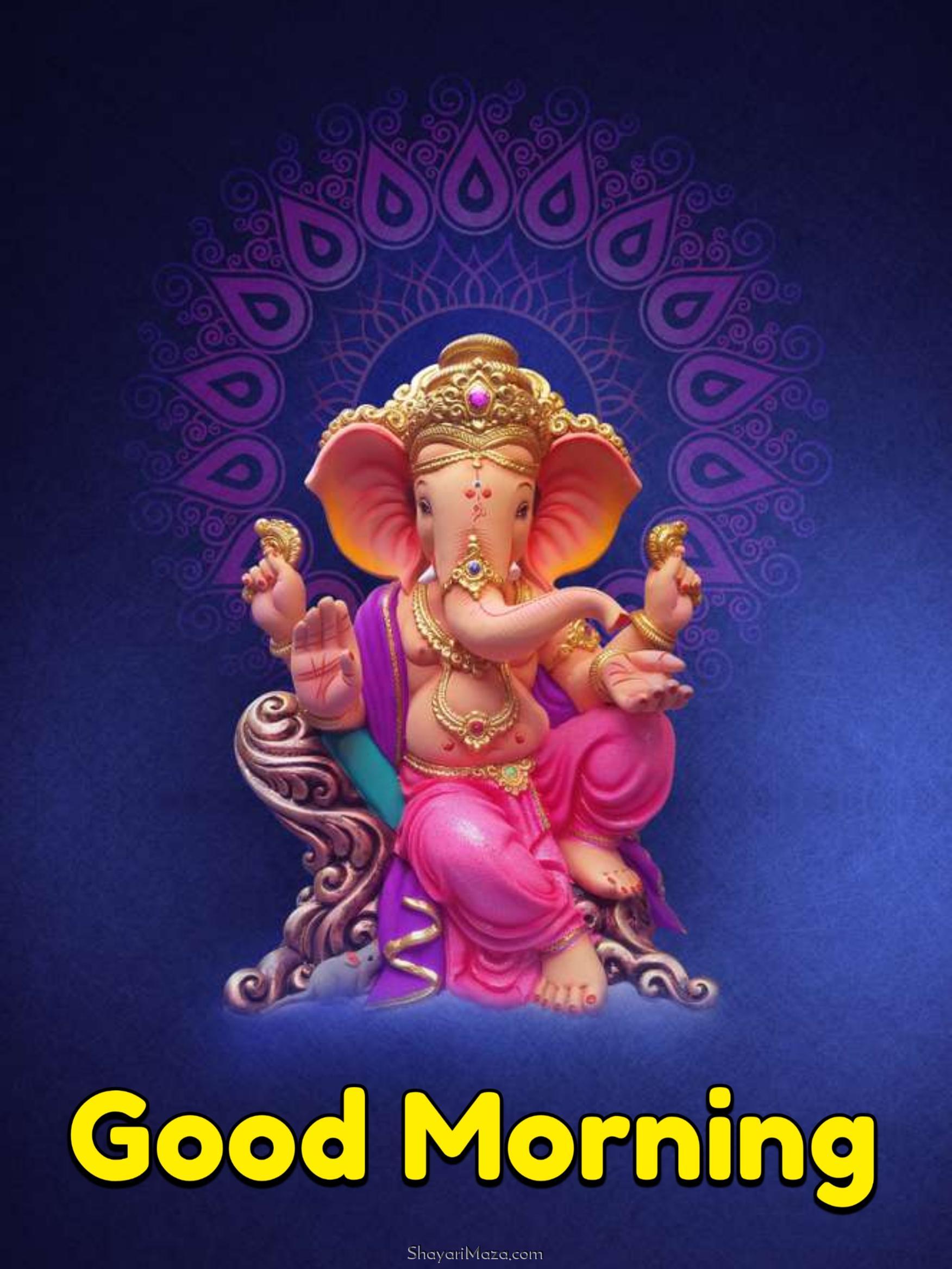 Ganesh Images With Good Morning