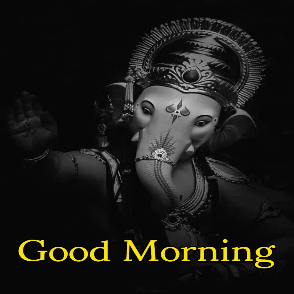 Good Morning Ganesha Images