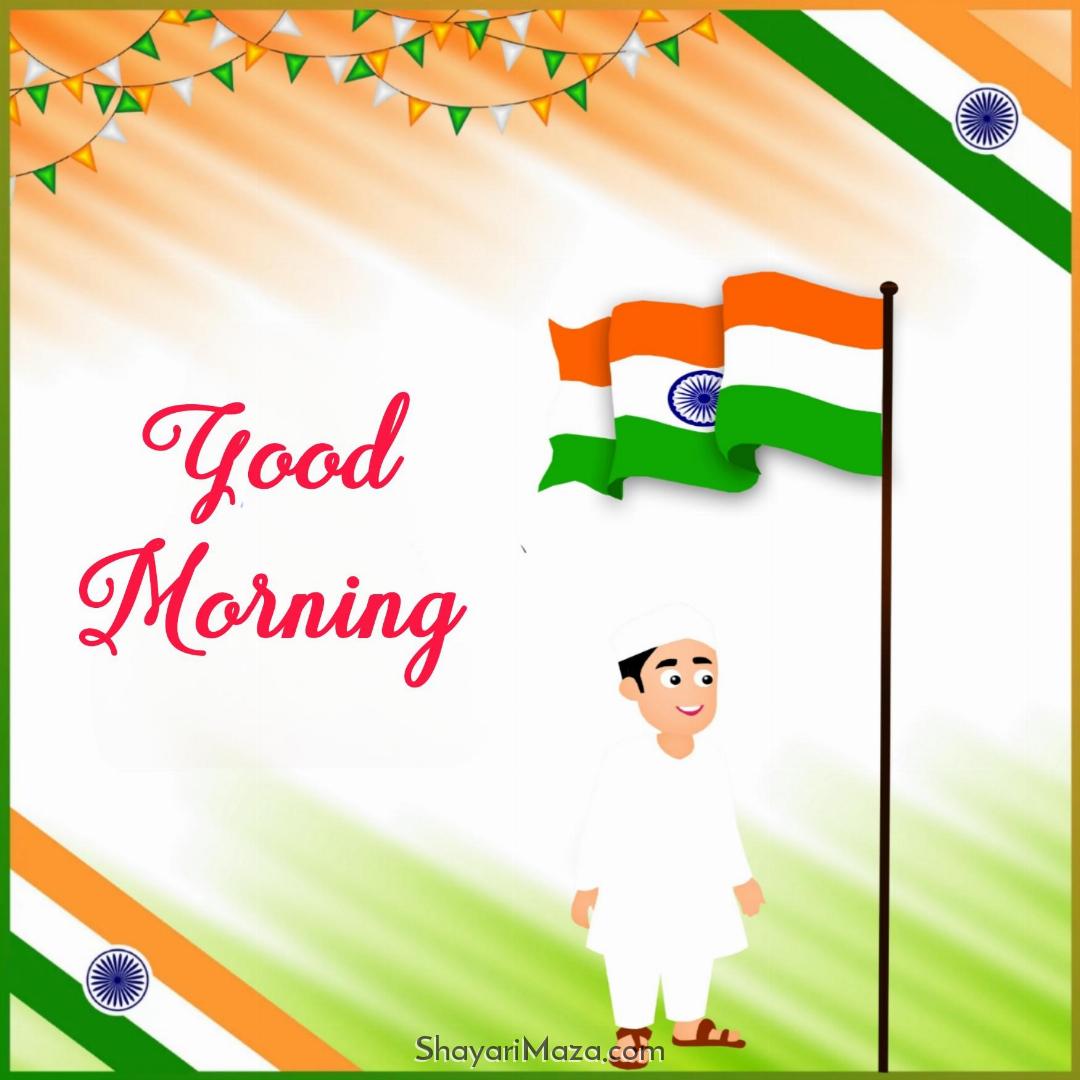 Tiranga Good Morning Images for Whatsapp