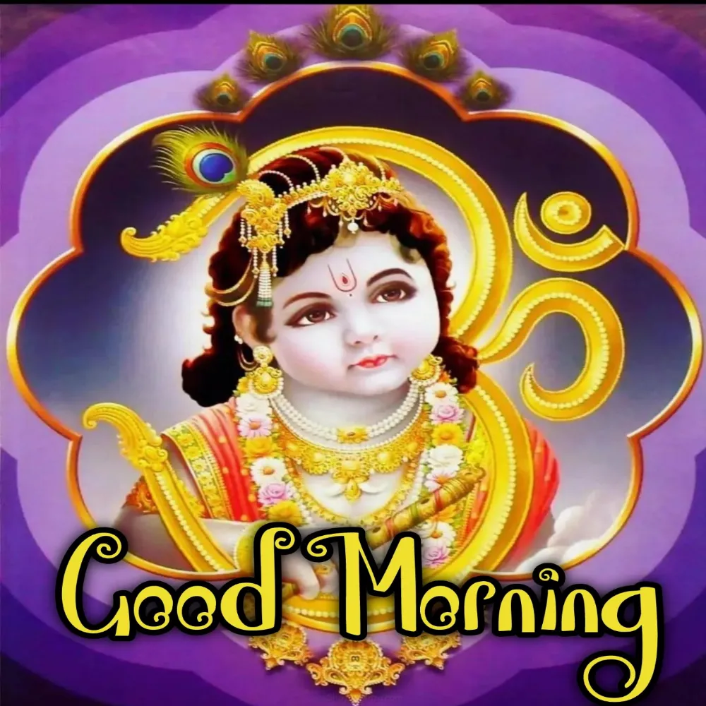 Good Morning Lord Krishna Images
