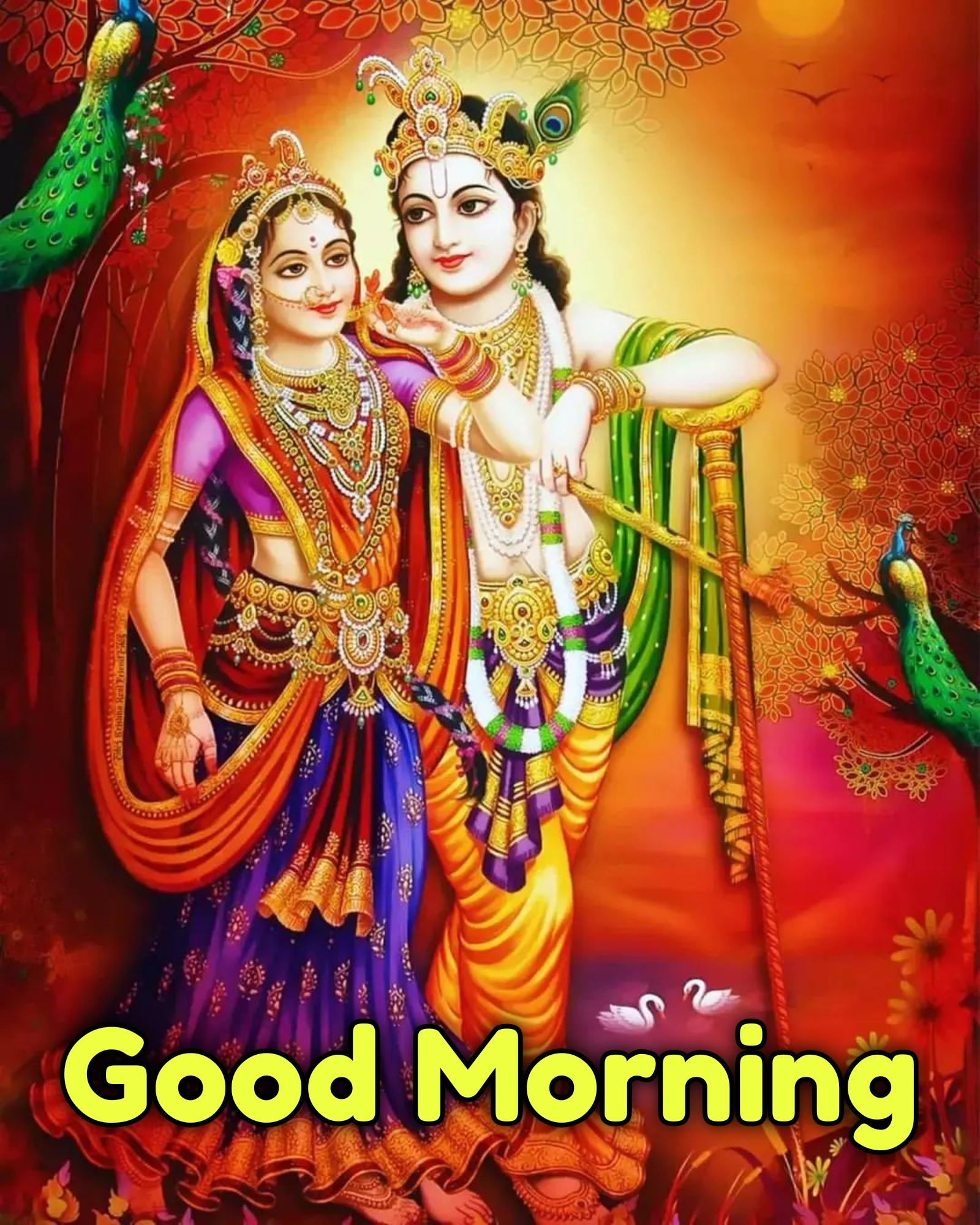 Radha Krishna Good Morning Images - ShayariMaza