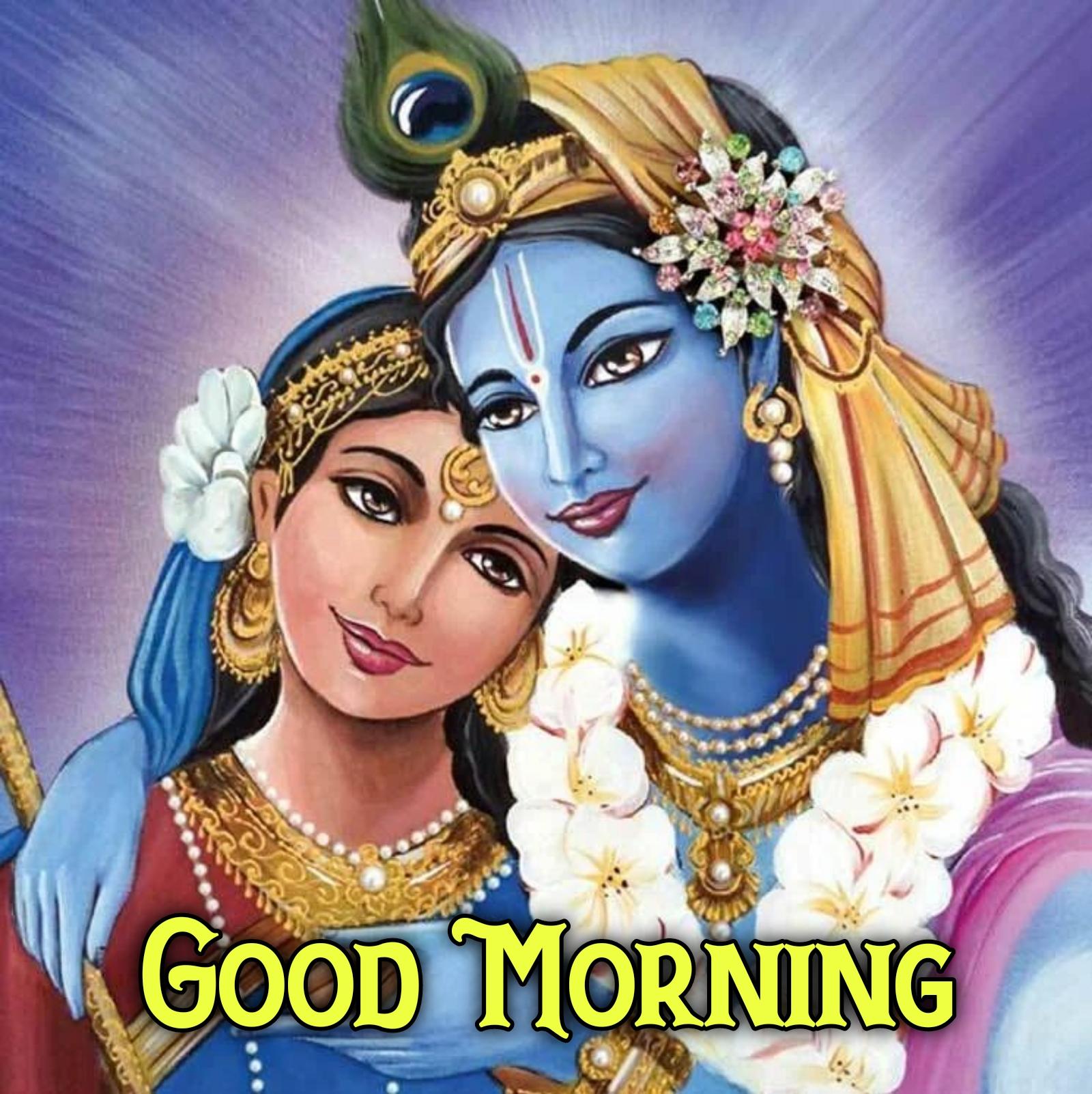 Radhe Krishna Good Morning Images - ShayariMaza