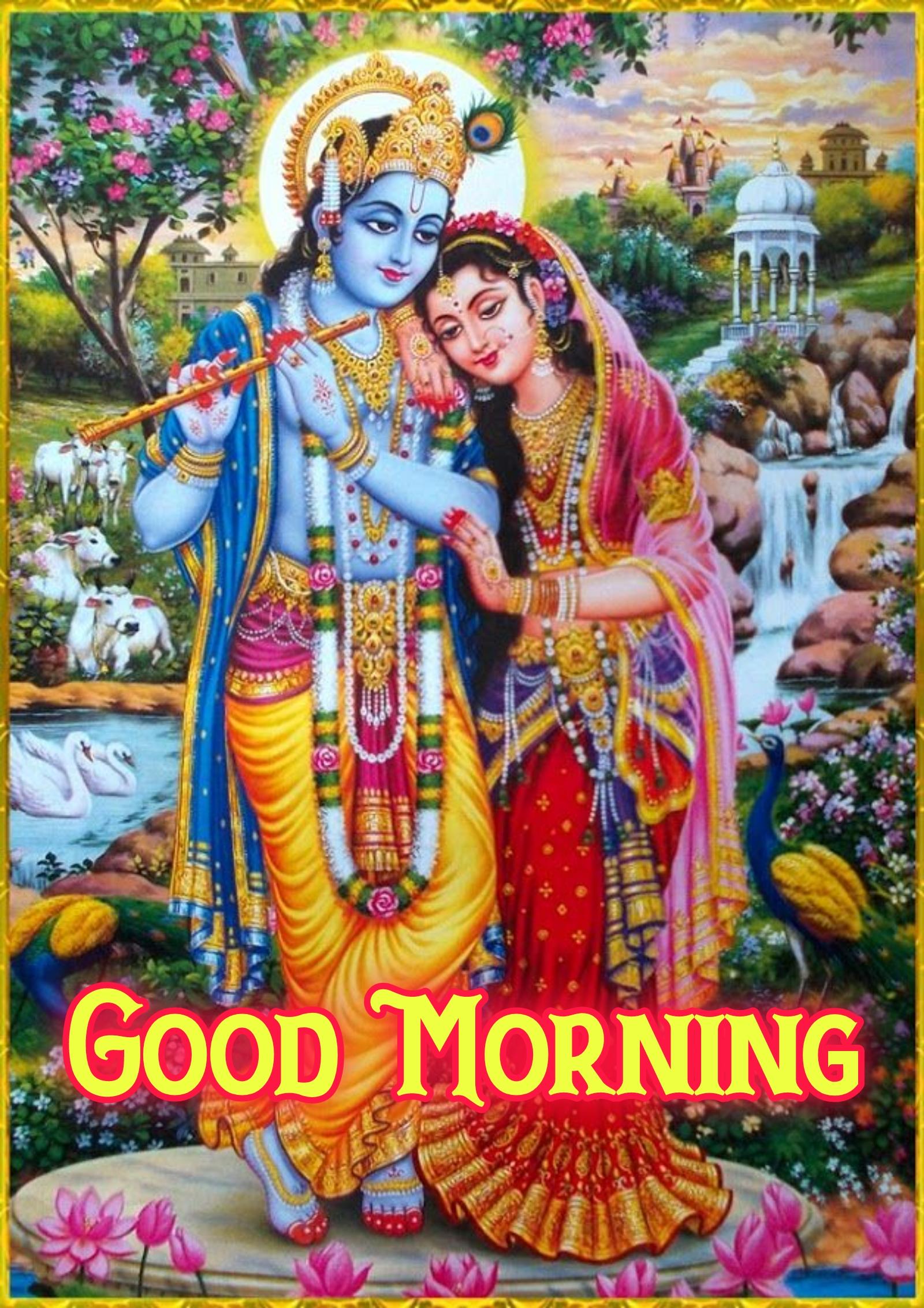 Radhe Krishna Image Good Morning