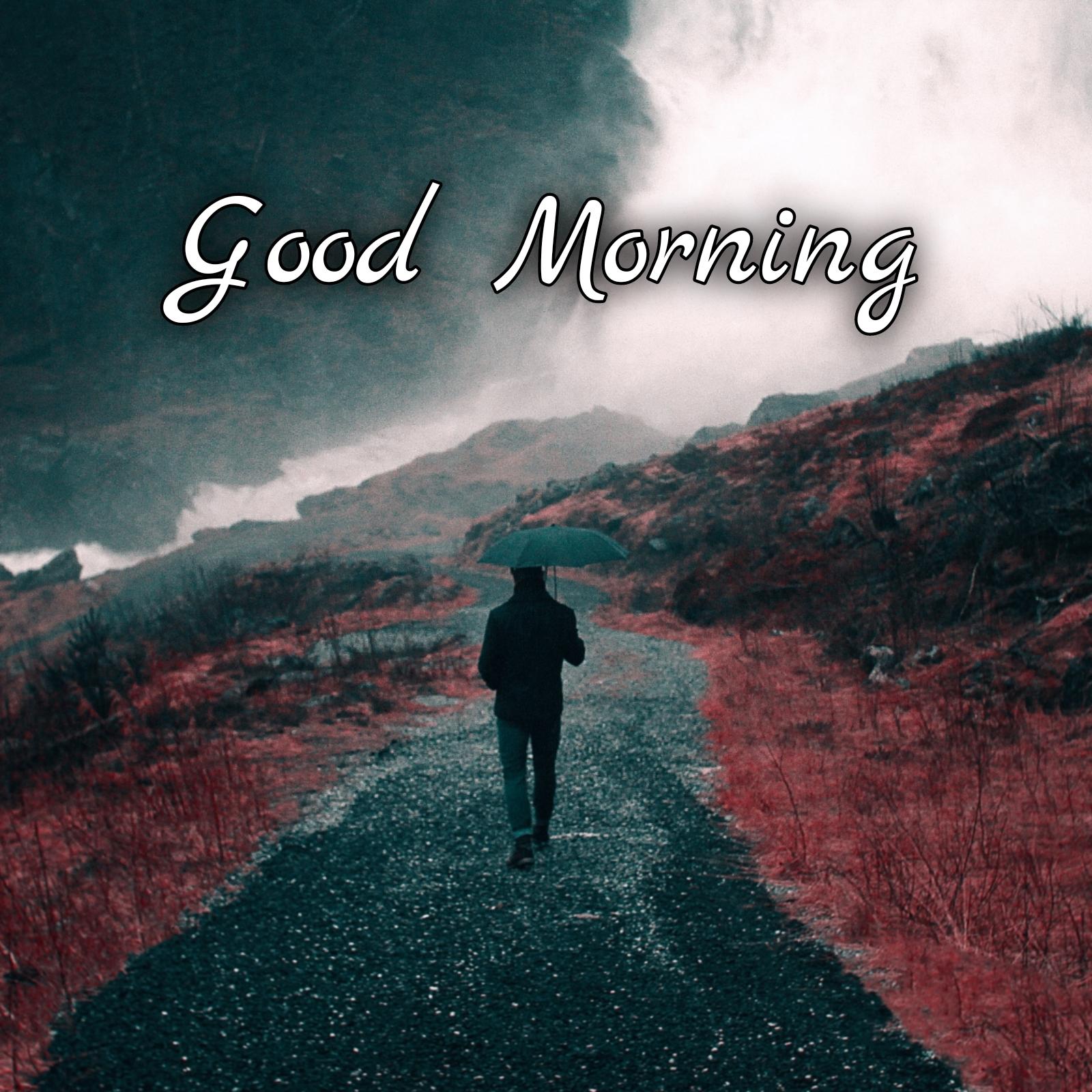 Good Morning Alone In Rain Images