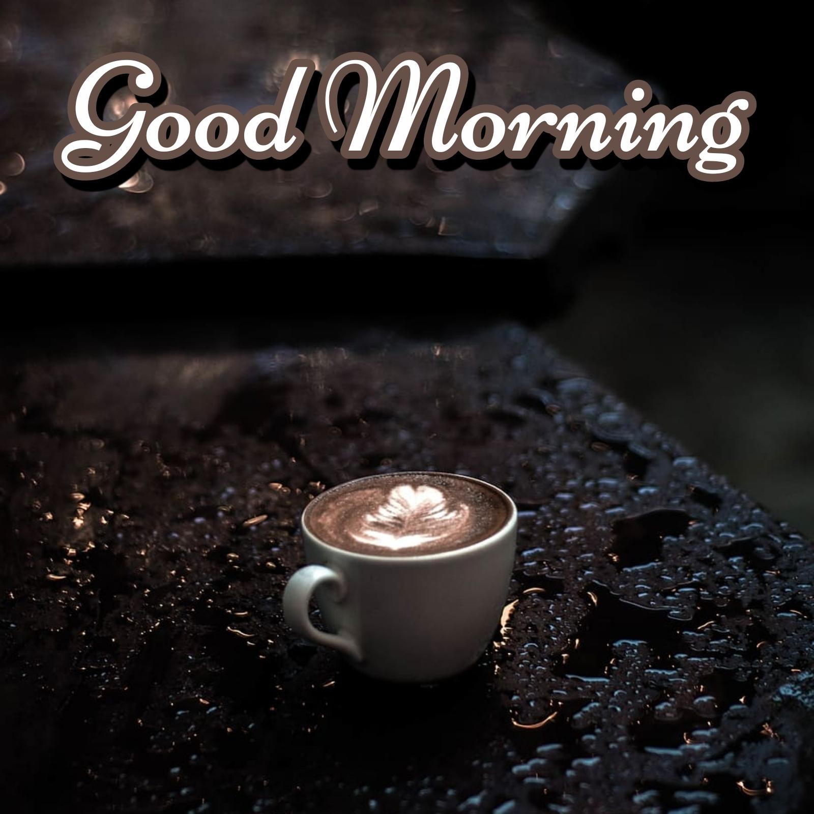 Good Morning Rain Images With Coffee