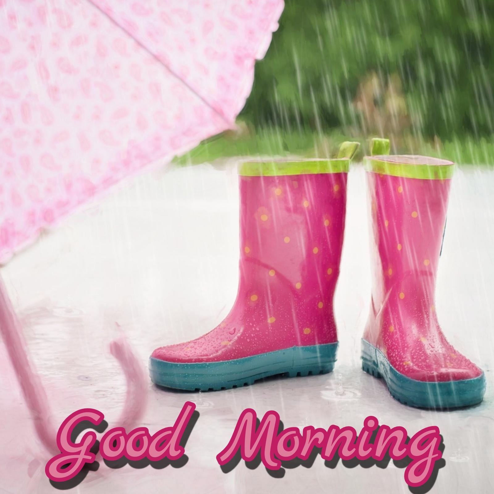 Good Morning Rain Images With Umbrella