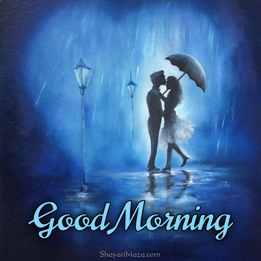 Good Morning Rain Love Couple Images