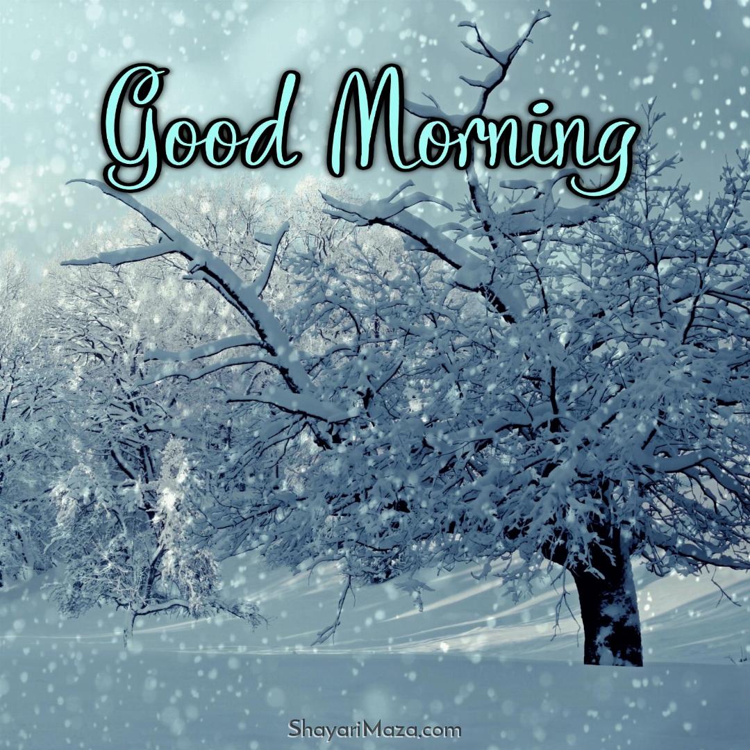 Good Morning Images With Snowfall