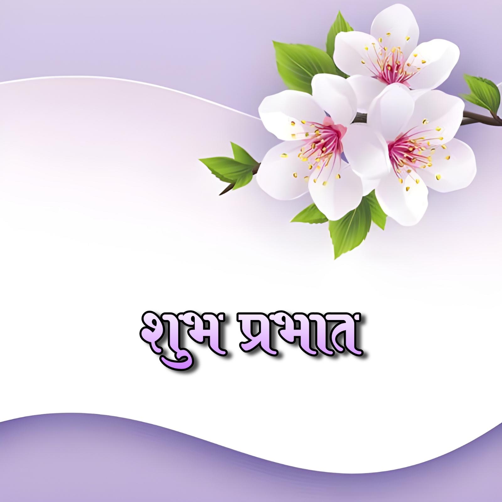 Beautiful Shubh Prabhat Flower Images