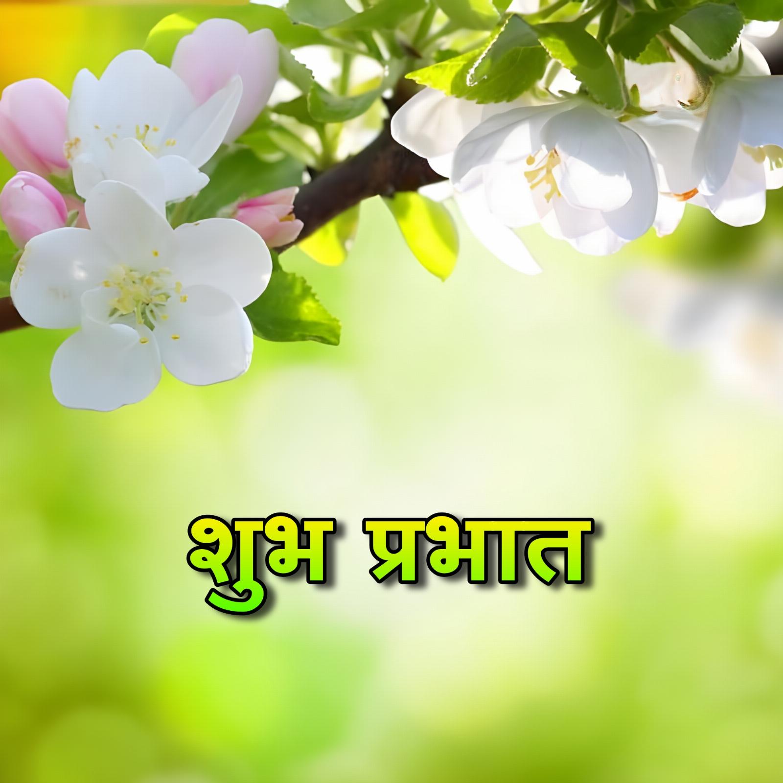 Shubh Prabhat Flower In Hindi