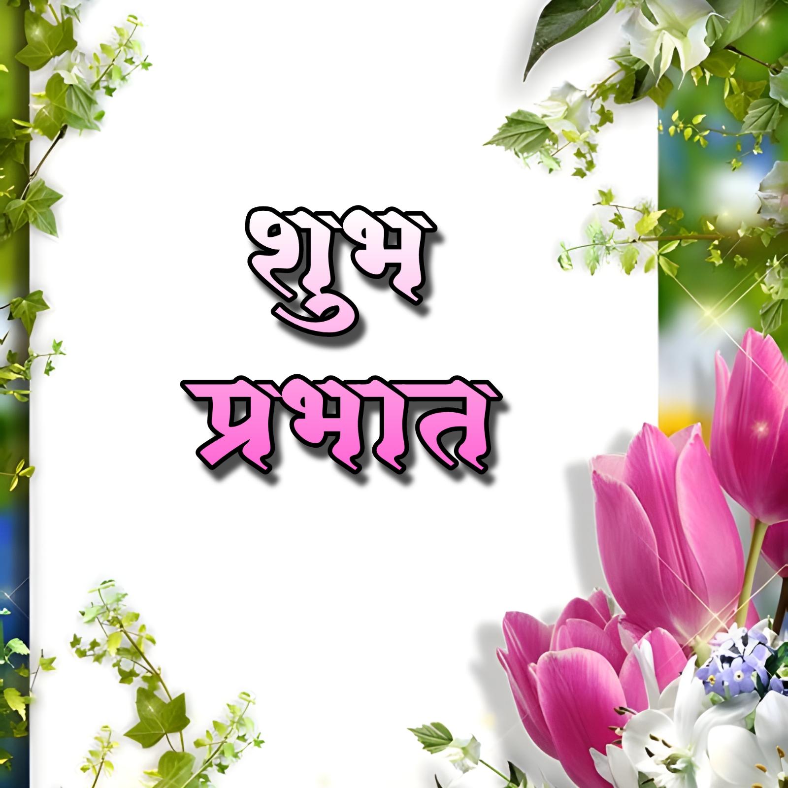 Shubh Prabhat Flower Ki Images